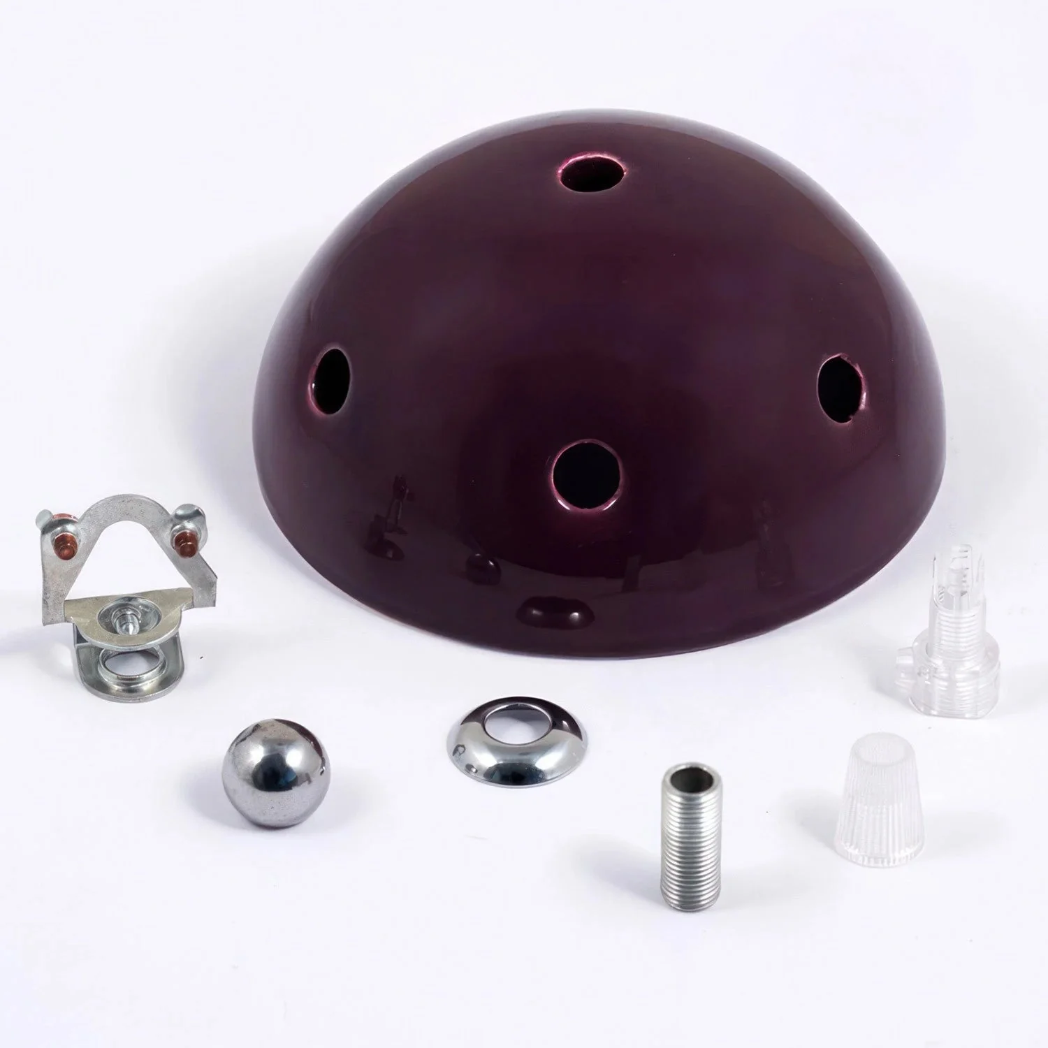 Kit rosace en céramique à 6 trous - Violet - Image 3