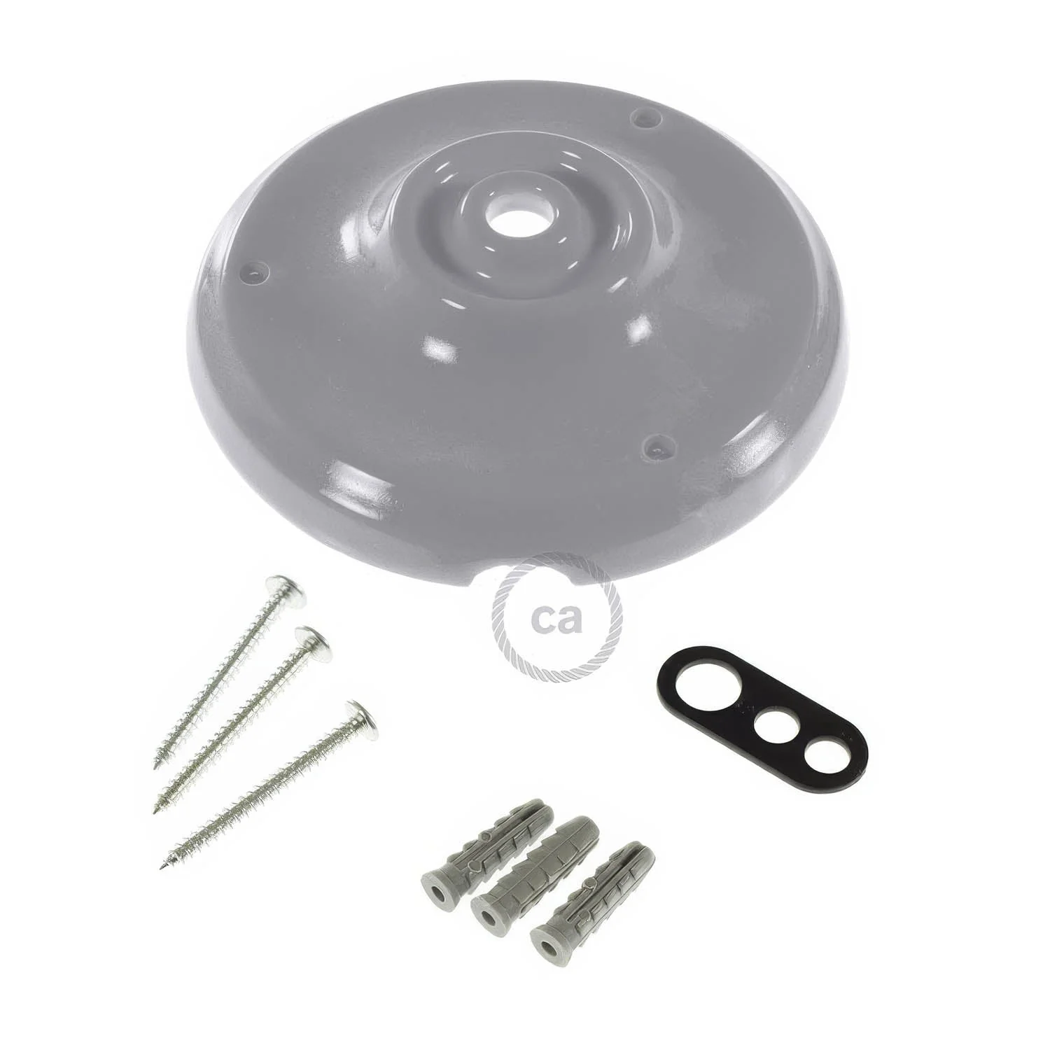Kit pavillon en porcelaine - Gris - Image 3