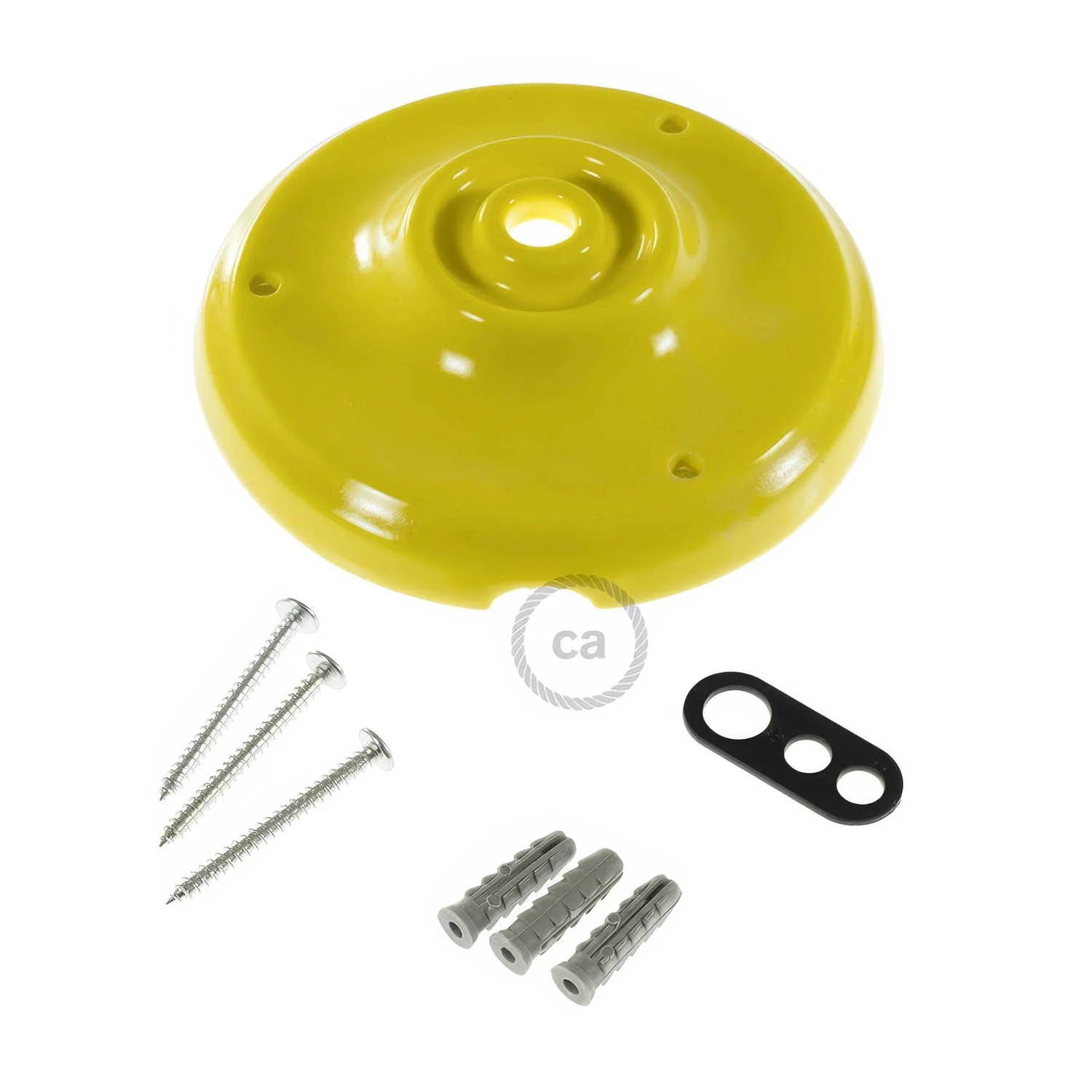 Kit pavillon en porcelaine - Jaune - Image 3