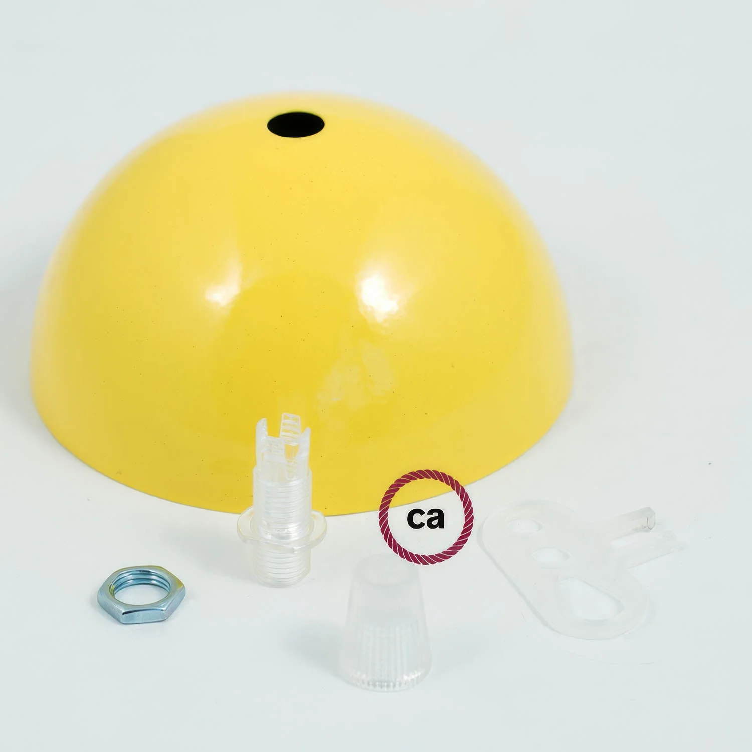 Kit pavillon semi-sphérique en métal peint - Jaune - Image 3