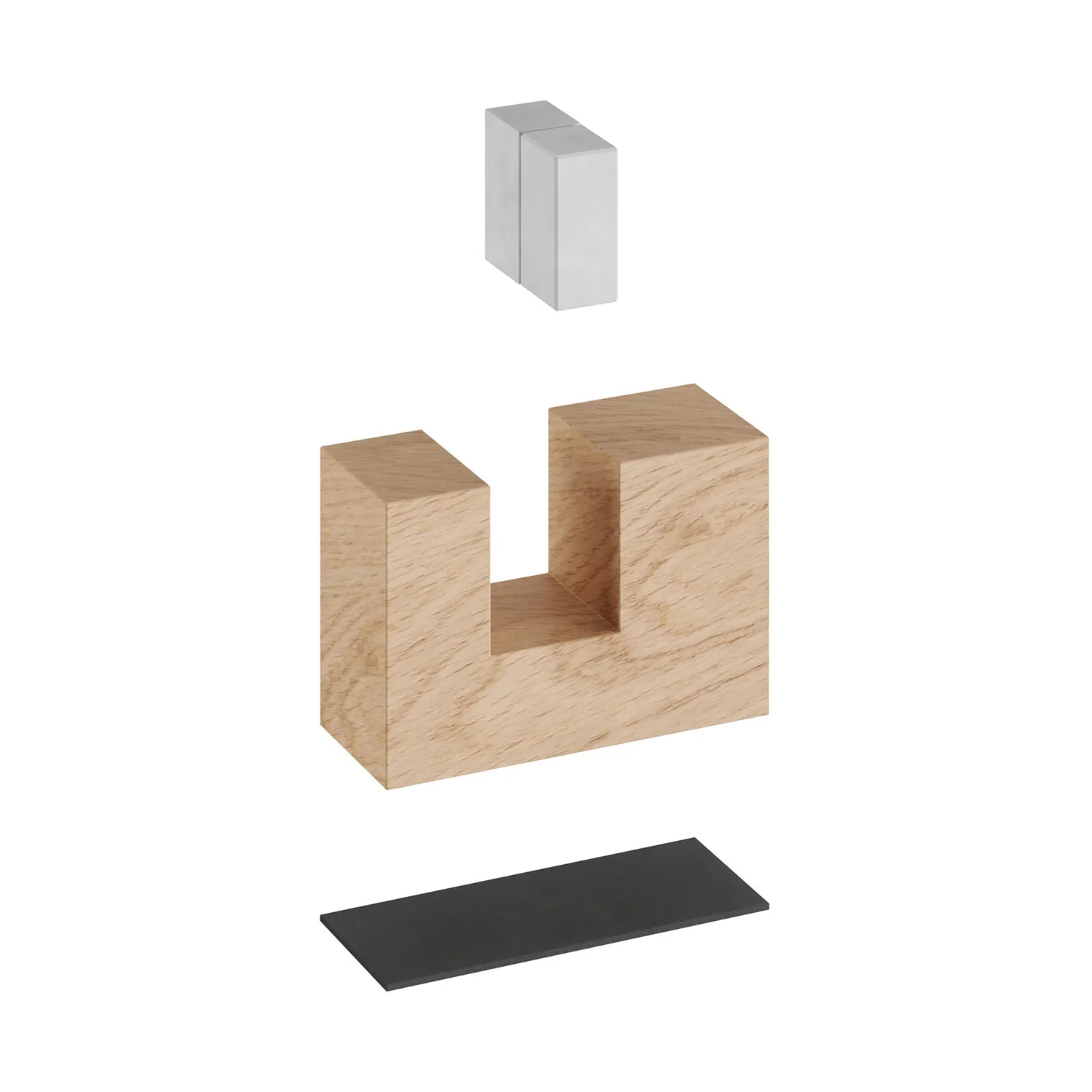 Kit pieds en bois, support pour lampe de table - Neutre - Image 2