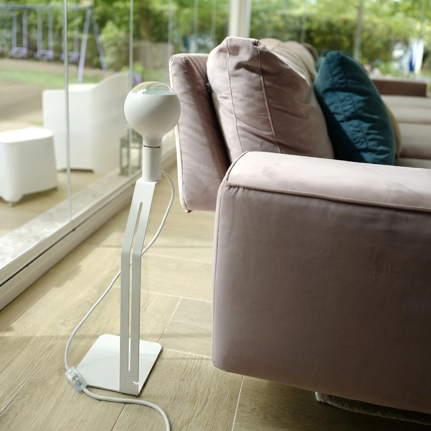 Koso Lucia - Lampe de table avec fiche UK - Blanc - Image 3