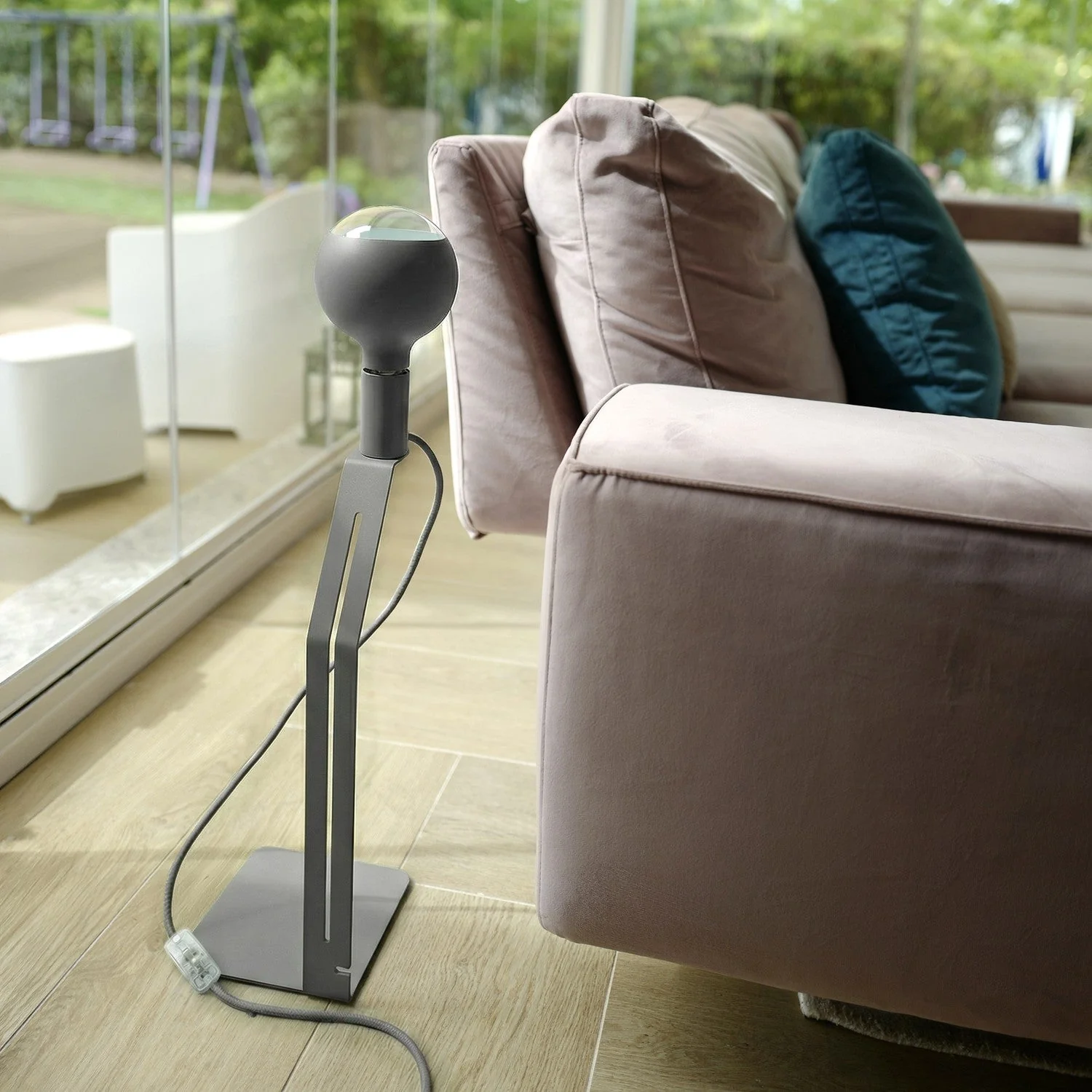 Koso Lucia - Lampe de table avec Fiche UK - Gris - Image 3