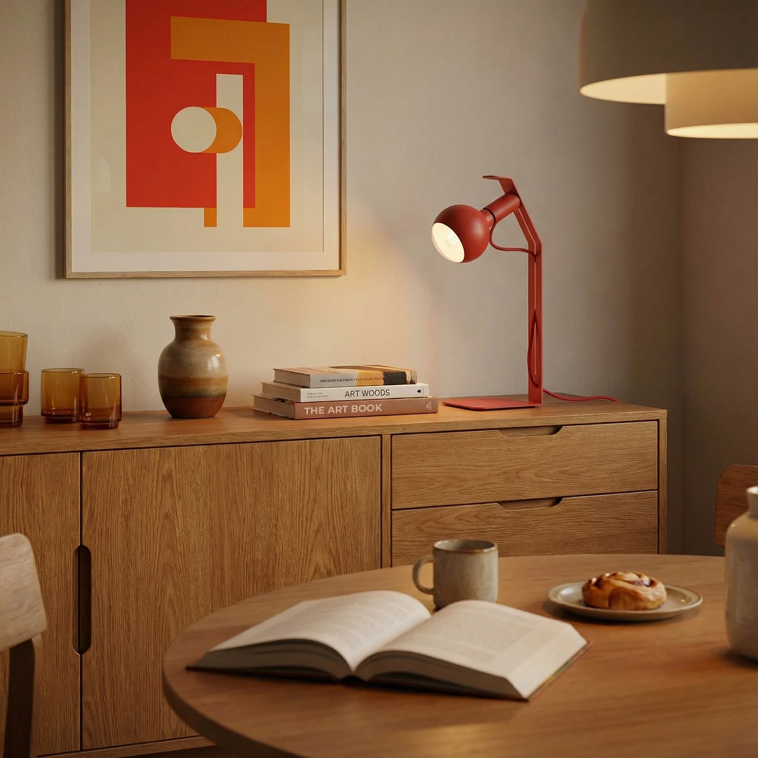 Koso Lucia - Lampe de table - Rouge - Image 2
