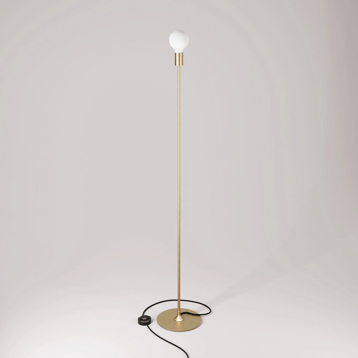 Lampadaire MAG-Y avec ampoule apparente - Bronze brossé - Image 3