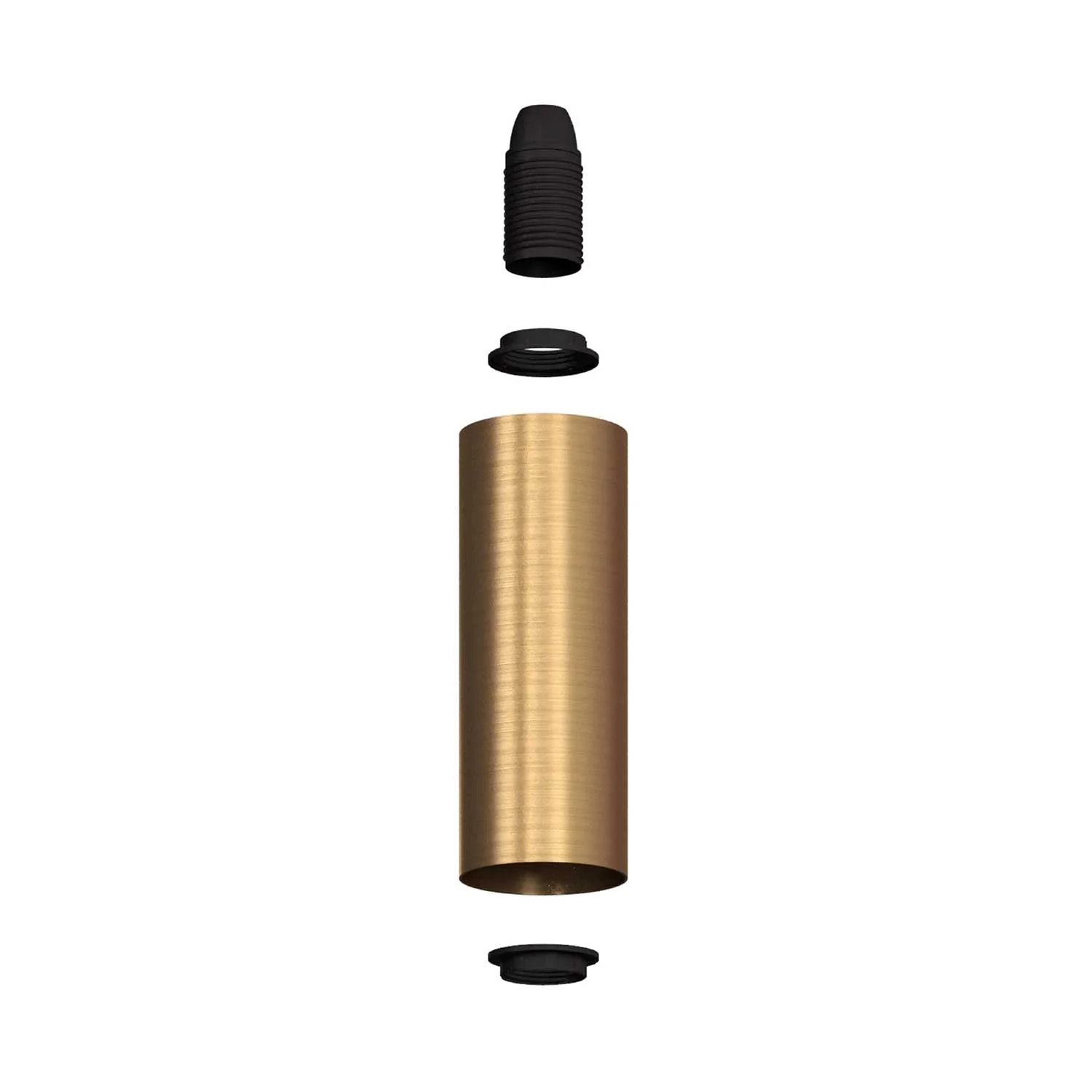 Lampe à 4 spots avec abat-jour Tub-E14 et Rose-One XXL rond - Bronze satiné - Image 4