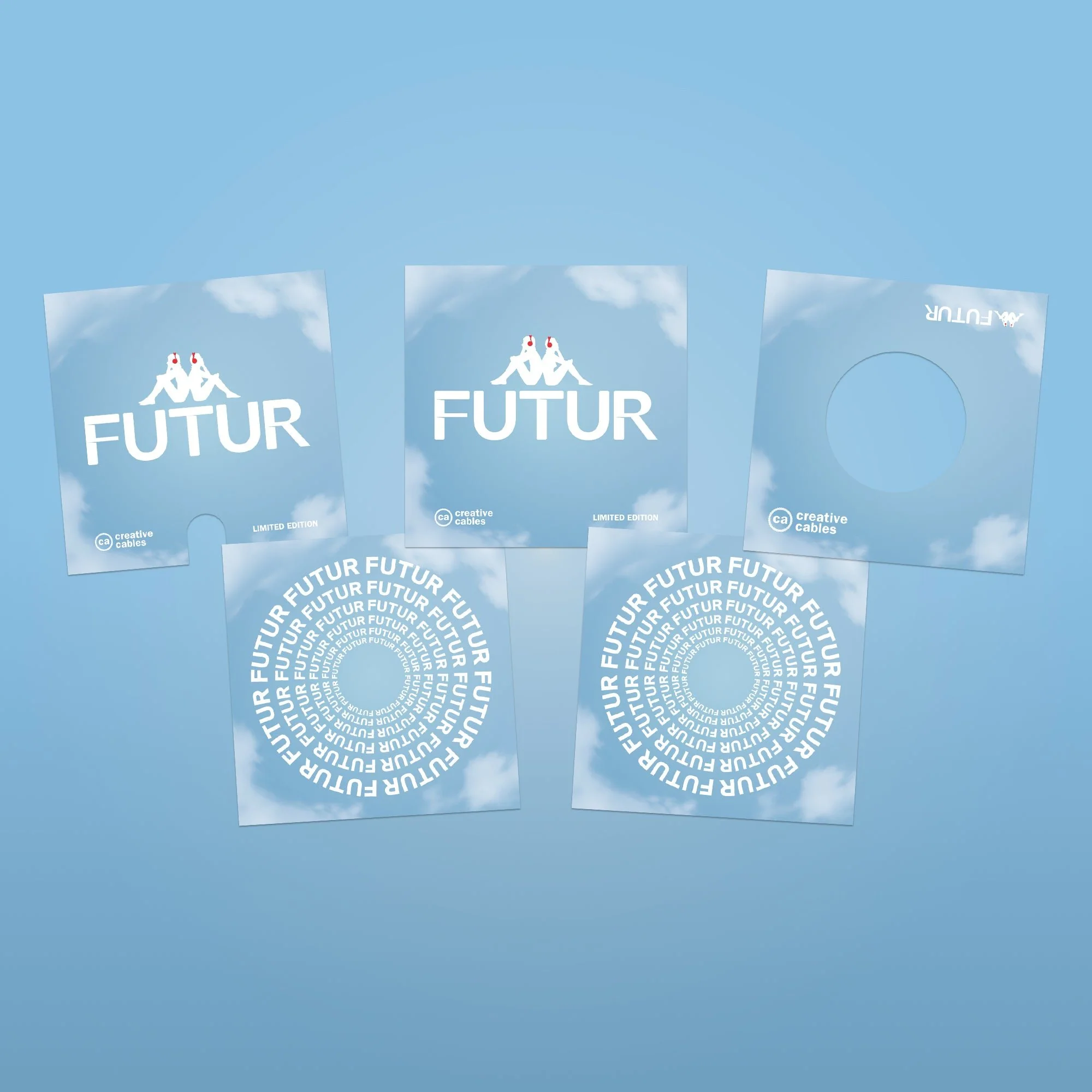 Lampe de table Cubetto with US plug, « Futur » porcelain effect globe bulb - Futur festival - Image 5