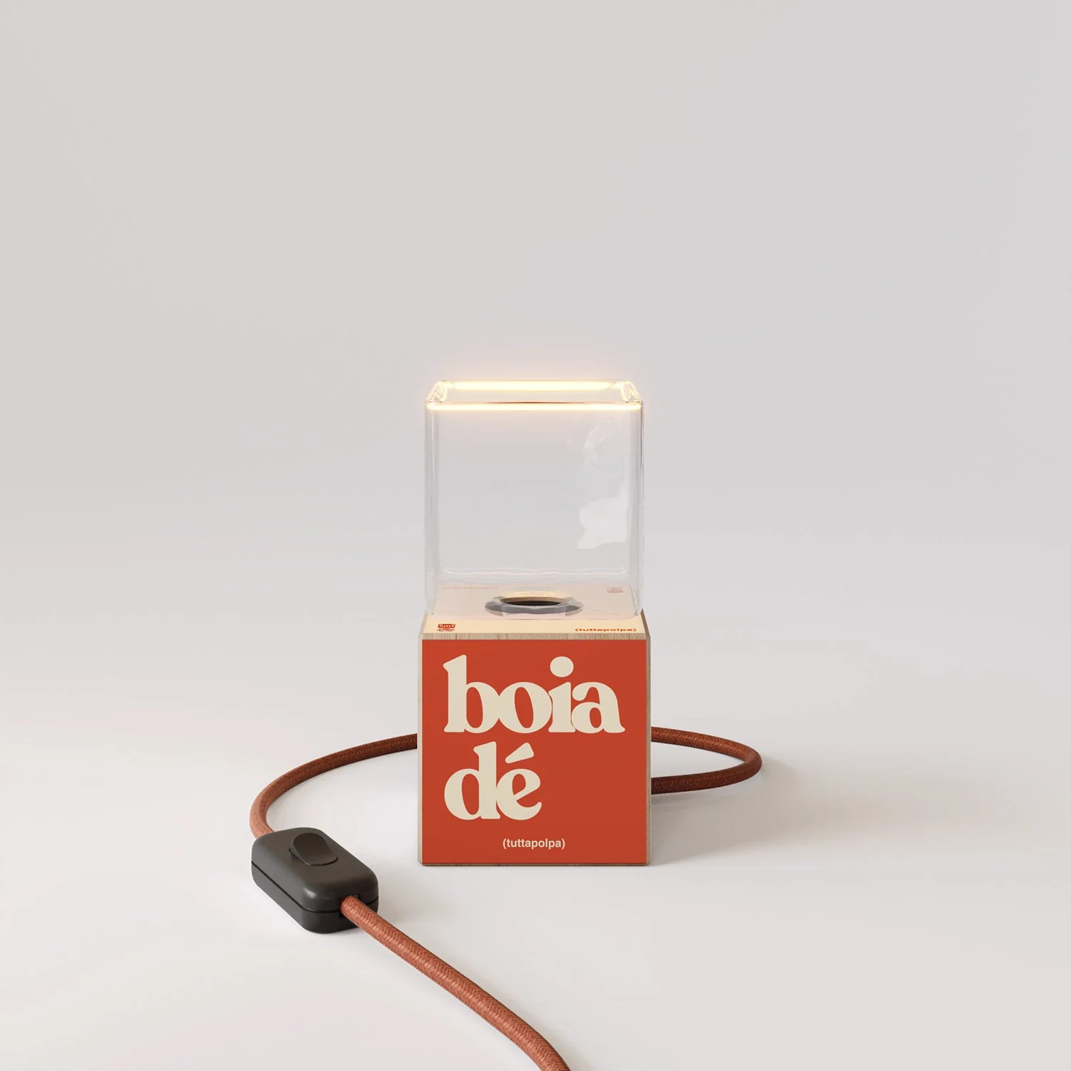 Lampe de table Cubetto "Boia de" avec Ampoule Ghost - Tuttapolpa - Image 5
