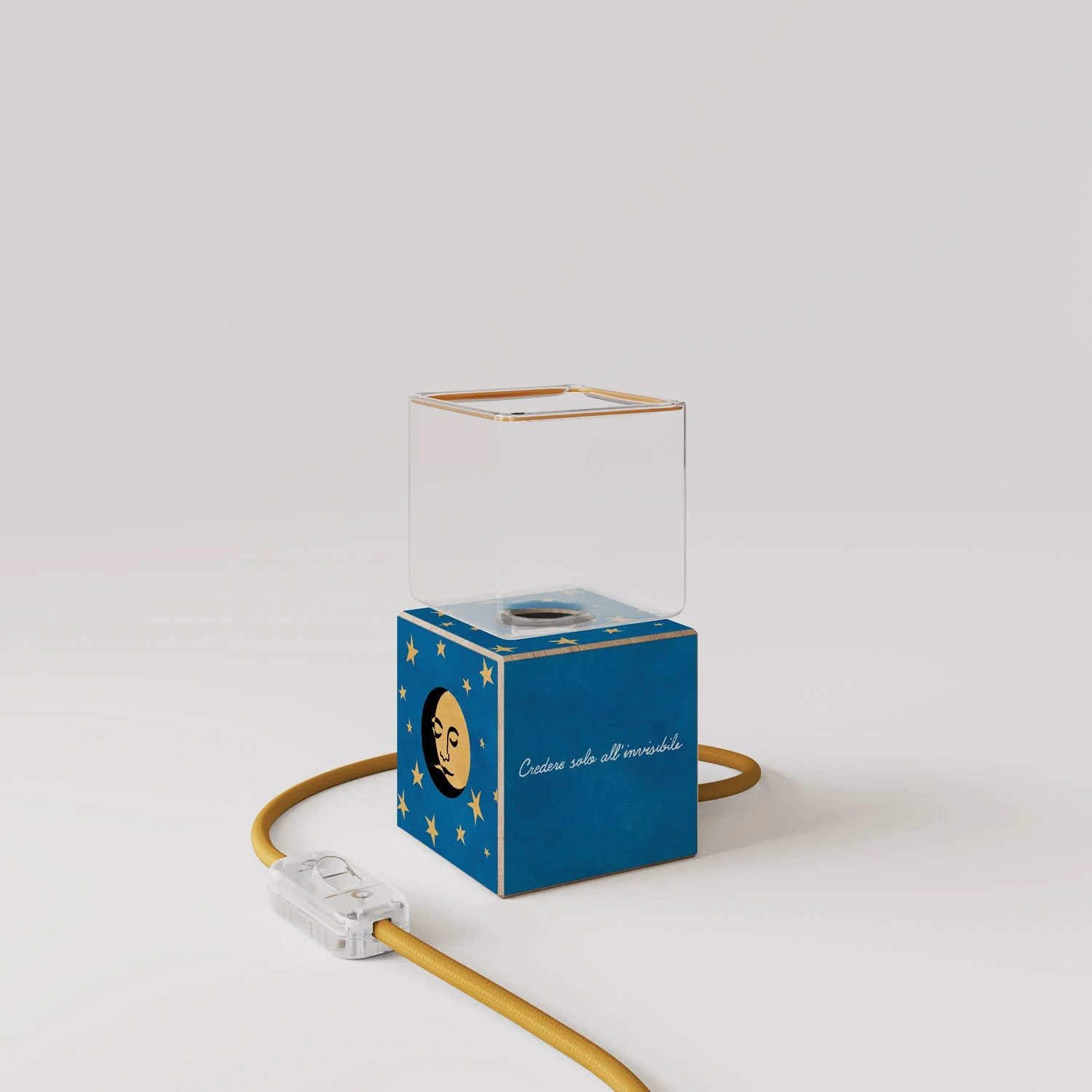 Lampe de table Cubetto « La luna » avec Ampoule Ghost - Santomanifesto - Image 4