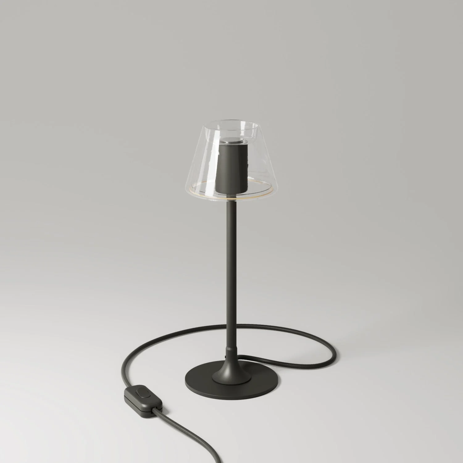 Lampe de table MAG-Y G07 avec base métallique ronde - Noir - Image 3
