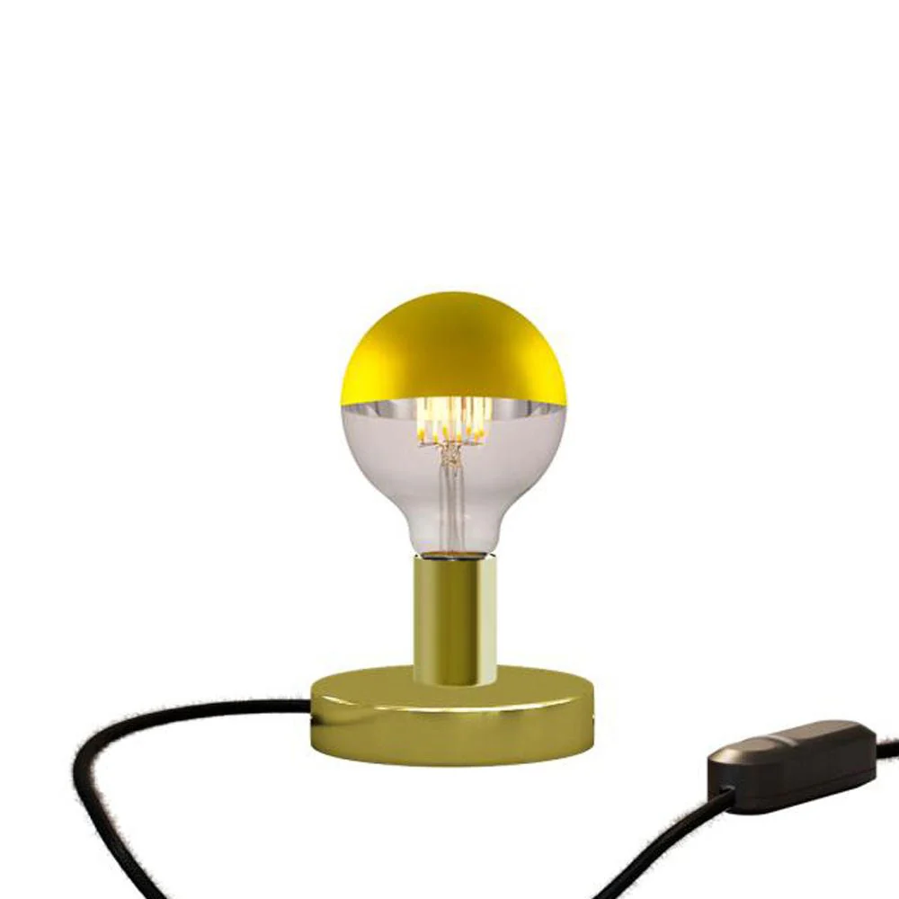 Lampe de table Posaluce Half Cup en métal - Laiton - Image 5