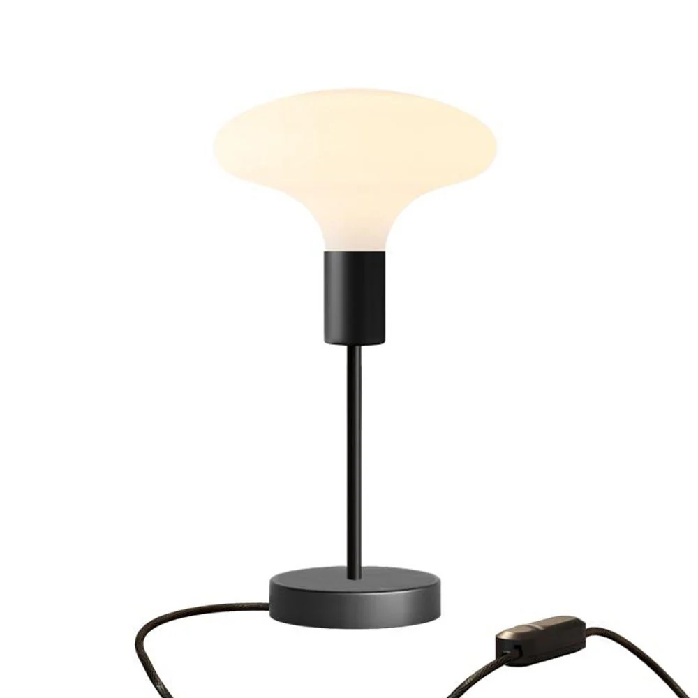 Lampe de table Alzaluce Idra en métal avec fiche UK - Noir - Image 5