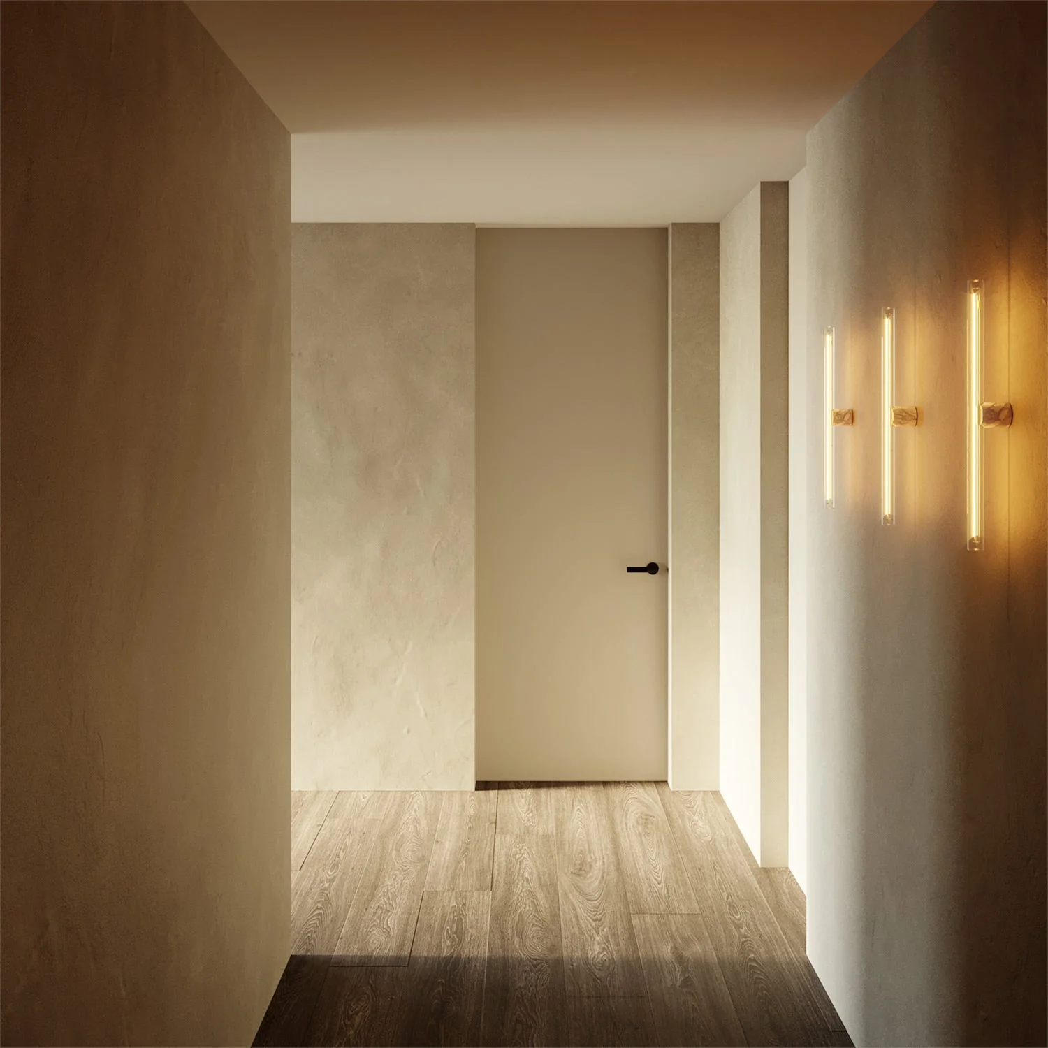 Lampe esse14 murale ou plafond pour ampoule LED S14d - Étanche IP44 - Effet marbre blanc - Image 3
