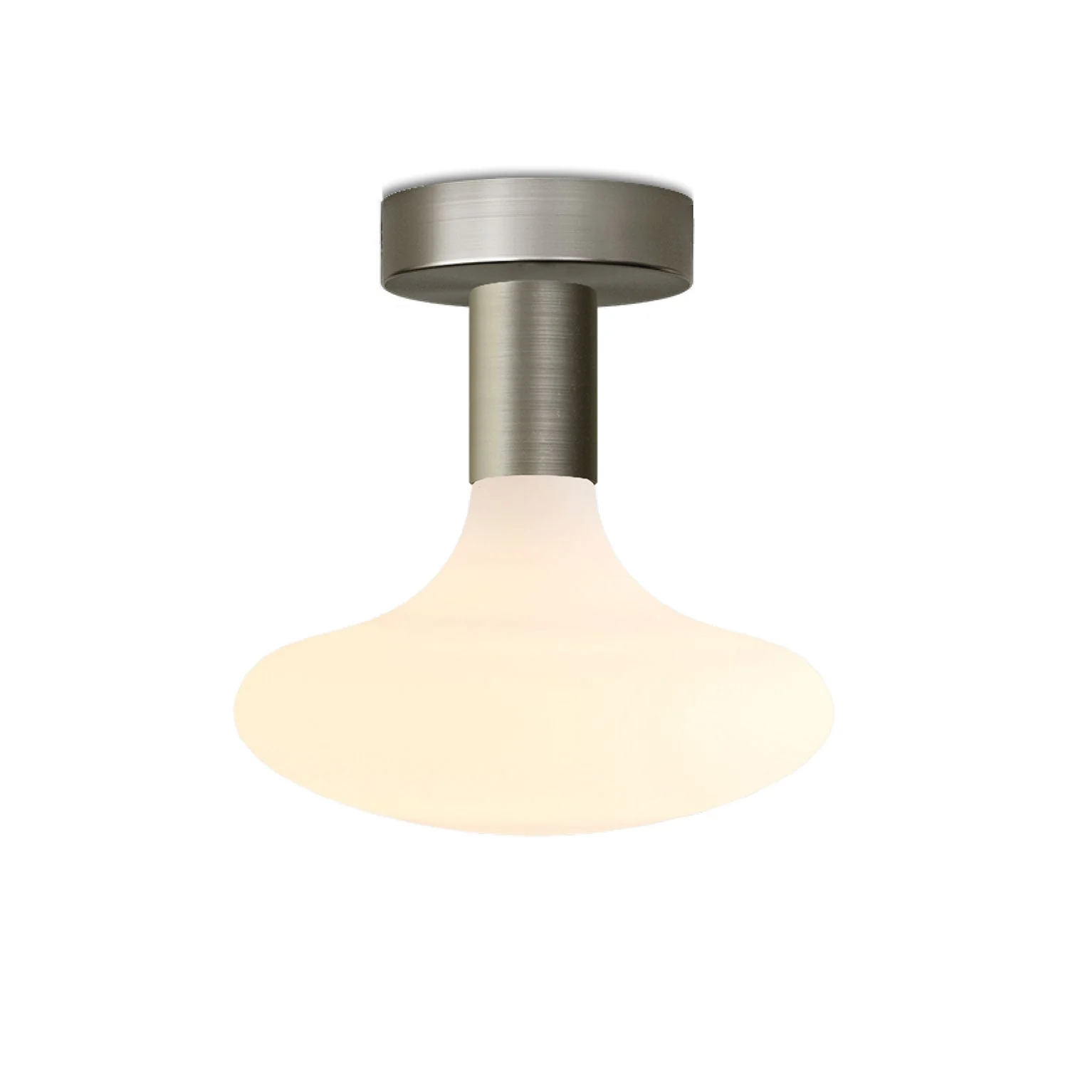 Lampe Fermaluce en métal avec ampoule Idra - Titane satiné