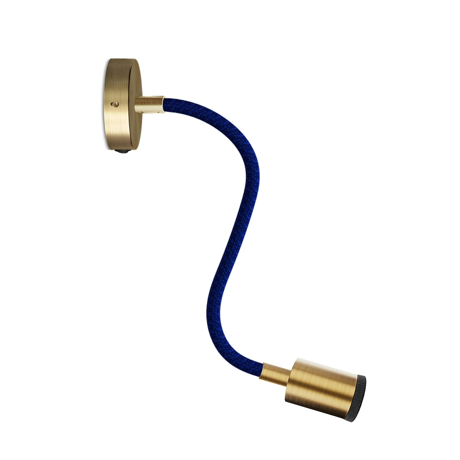 Lampe Fermaluce Flex 30 avec mini pavillon avec interrupteur et mini spot GU1d0 - Bronze satiné