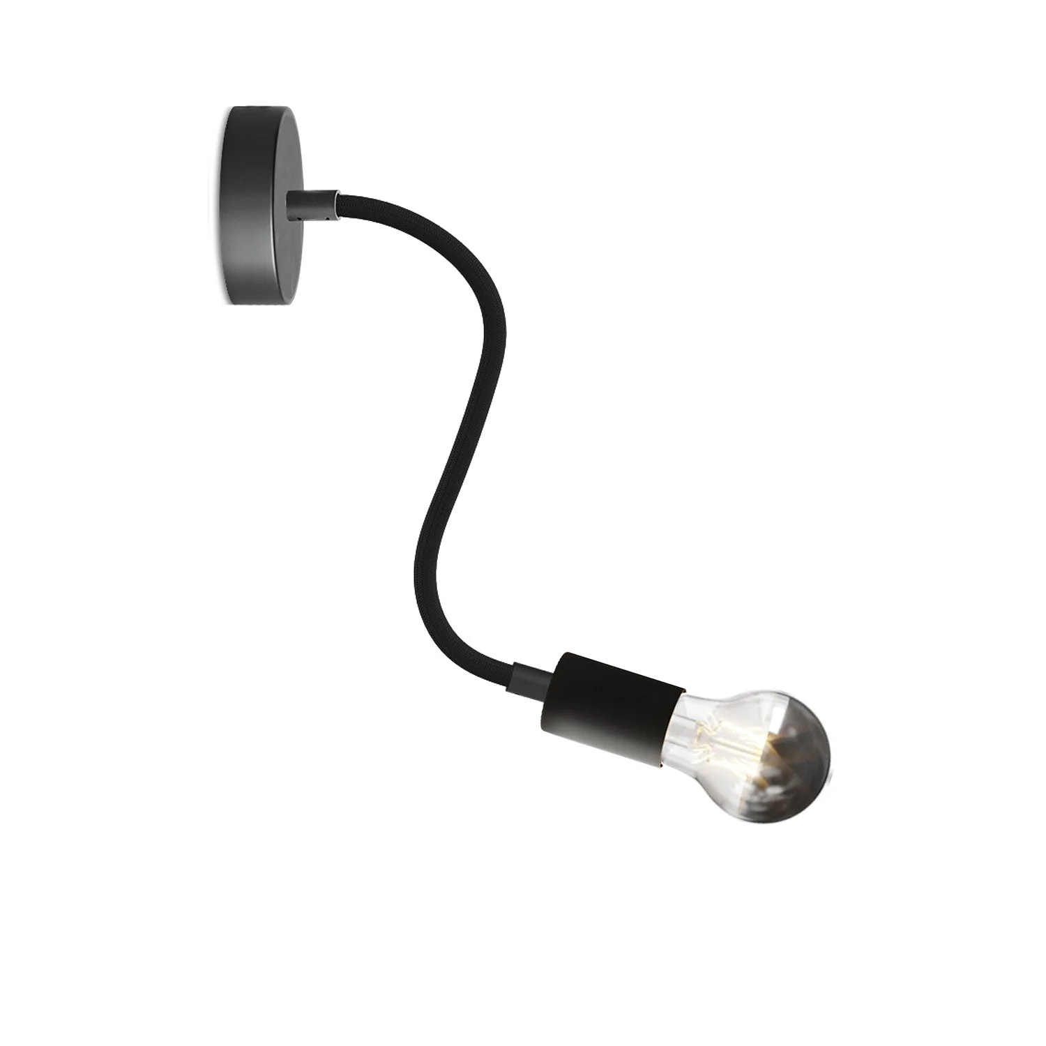 Lampe Flex 30 avec ampoule Goccia - Noir