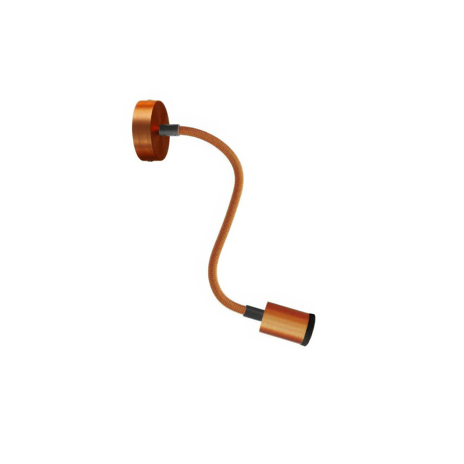 Lampe Mini spot SPOTLIGHT GU1d0 Flex 30 pour mur et plafond - Cuivre satiné