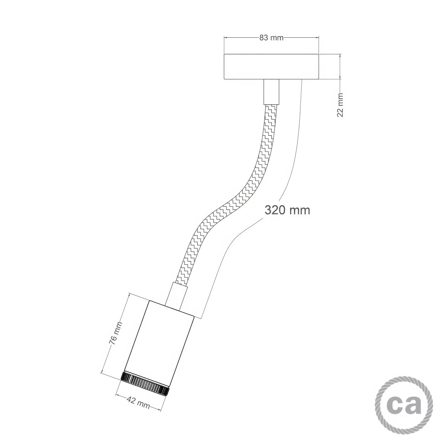 Lampe Mini spot SPOTLIGHT GU1d0 Flex 30 pour mur et plafond - Cuivre satiné - Image 5