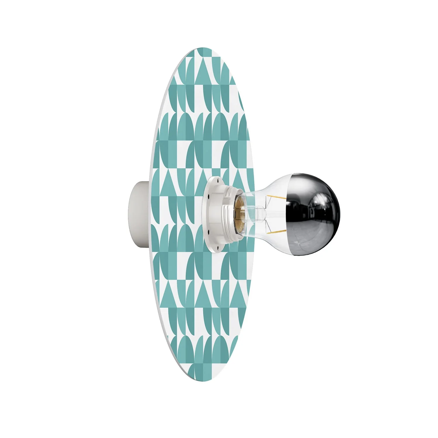 Applique murale ou plafonnier avec abat-jour à motifs géométriques "Kaleidoscope" Géométrie 3 - Imperméable IP44