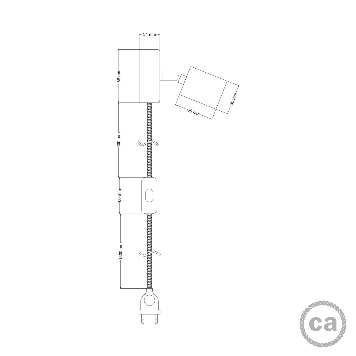 Lampe Spostaluce à articulation orientable en bois - Neutre - Image 4