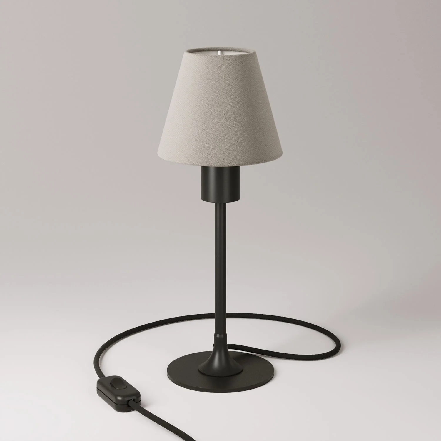 MAG-Y lampe de table avec abat-jour en toile - Noir - Image 3