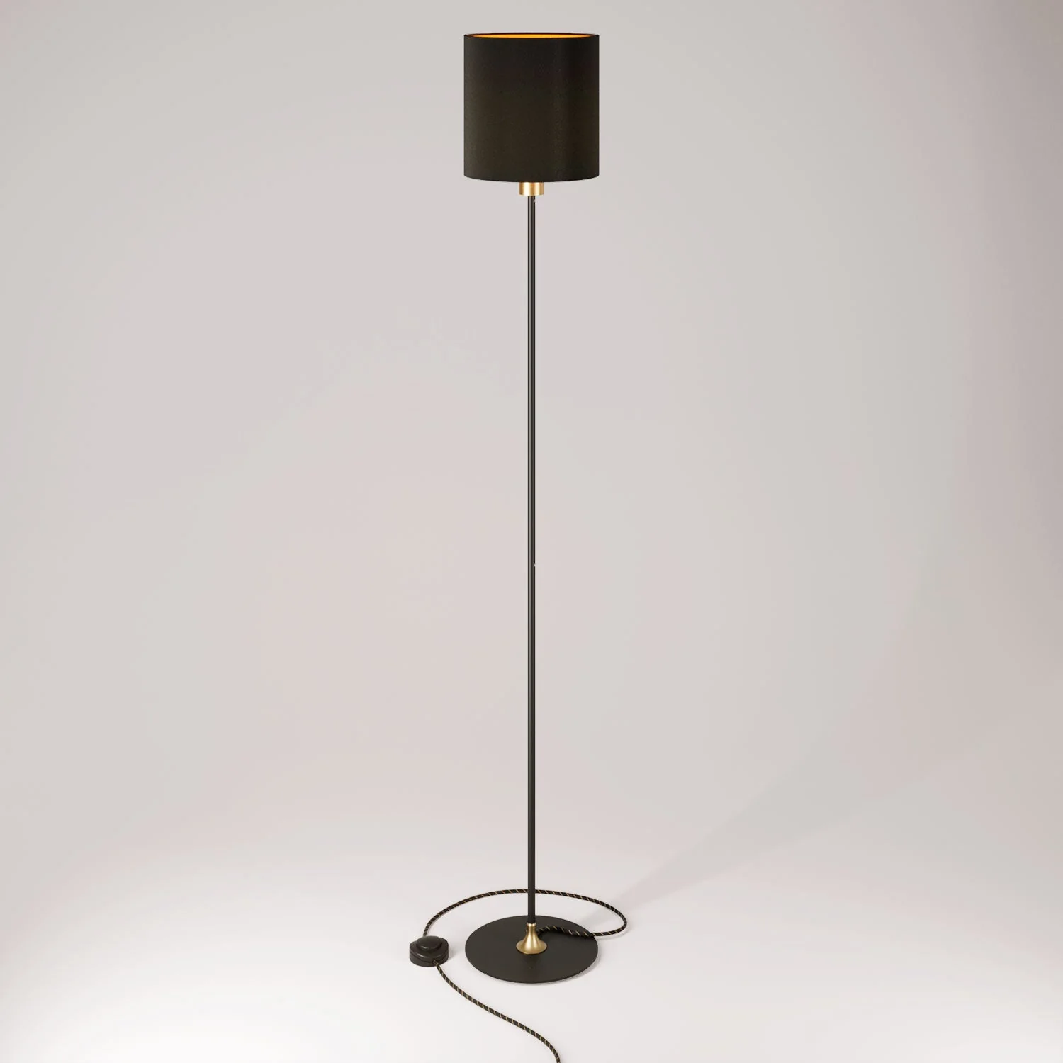 MAG-Y lampadaire avec abat-jour cylindrique M - Bronze brossé - Image 3
