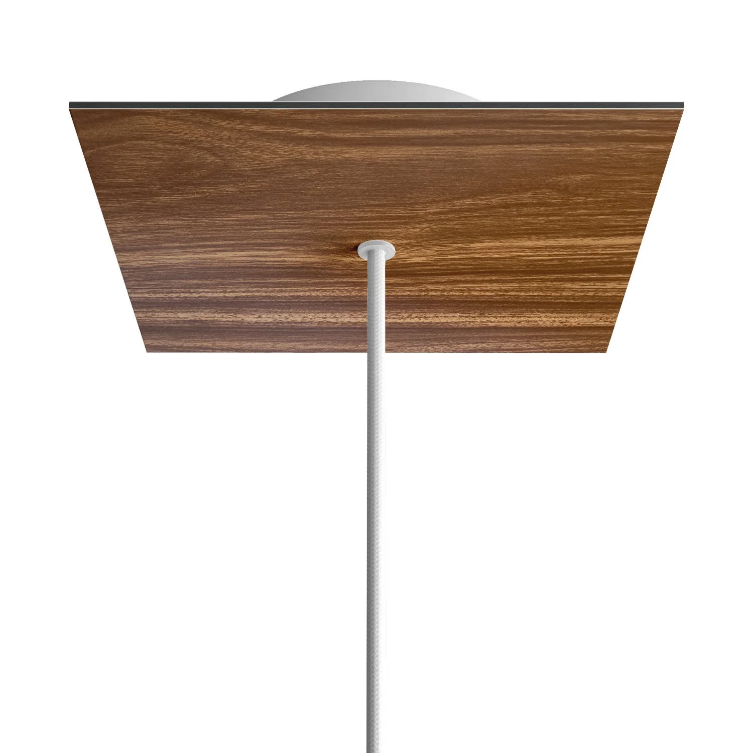 Pavillon Rose-One carré, 200 mm avec 1 trou et 4 trous latéraux - Bois
