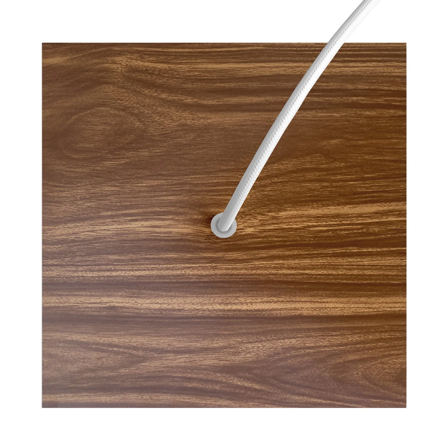 Pavillon Rose-One carré, 200 mm avec 1 trou et 4 trous latéraux - Bois - Image 2