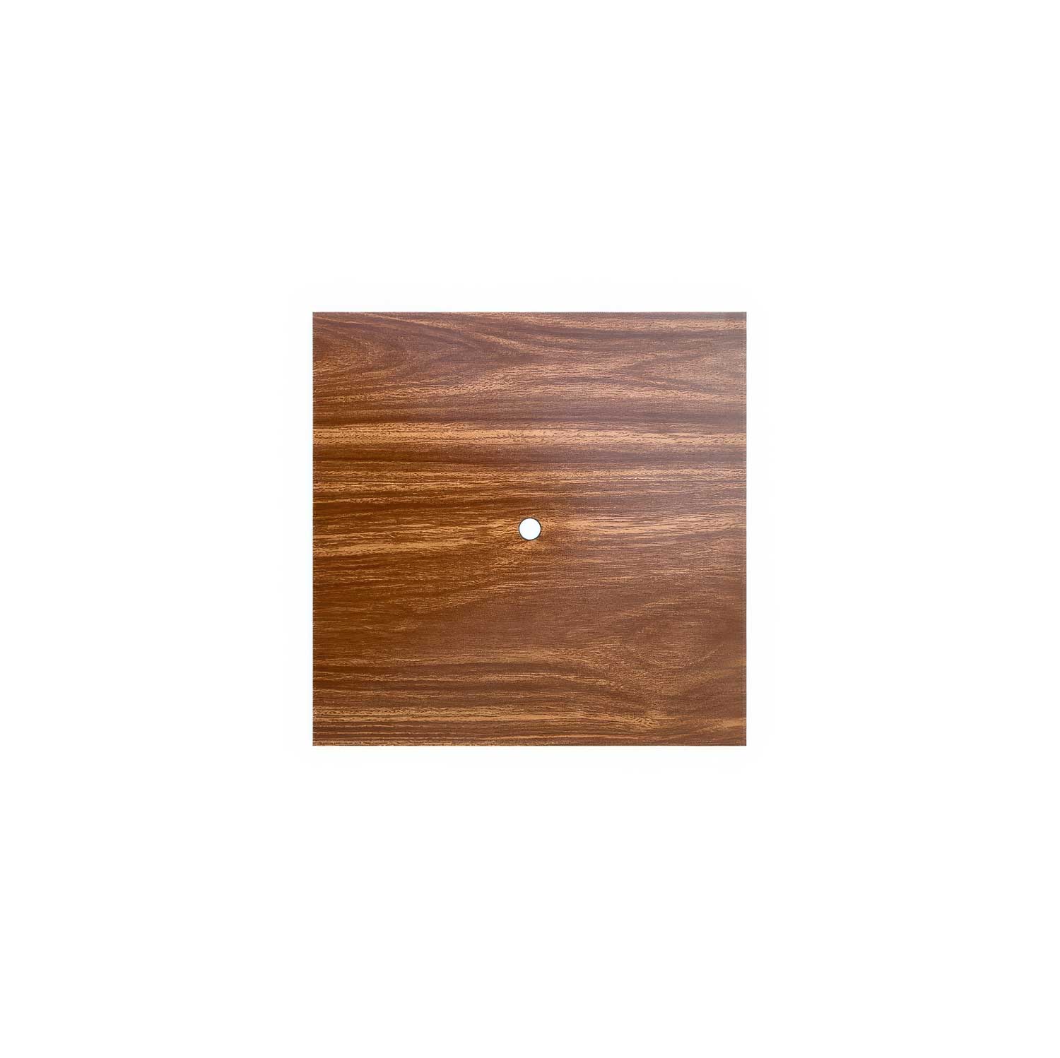 Pavillon Rose-One carré, 200 mm avec 1 trou et 4 trous latéraux - Bois - Image 3