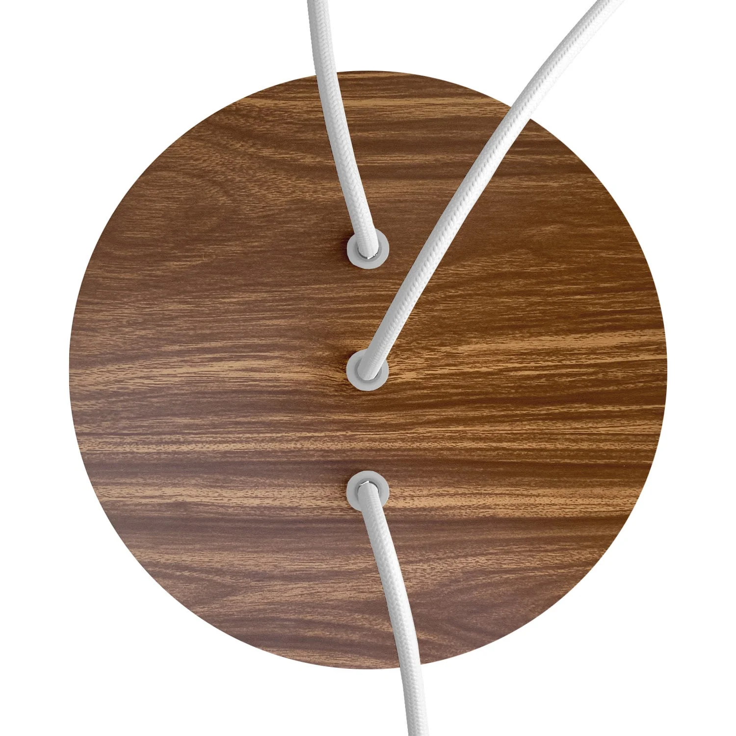 Pavillon Rose-One rond, diamètre 200 mm avec 3 trous alignés et 4 trous latéraux - Bois - Image 2