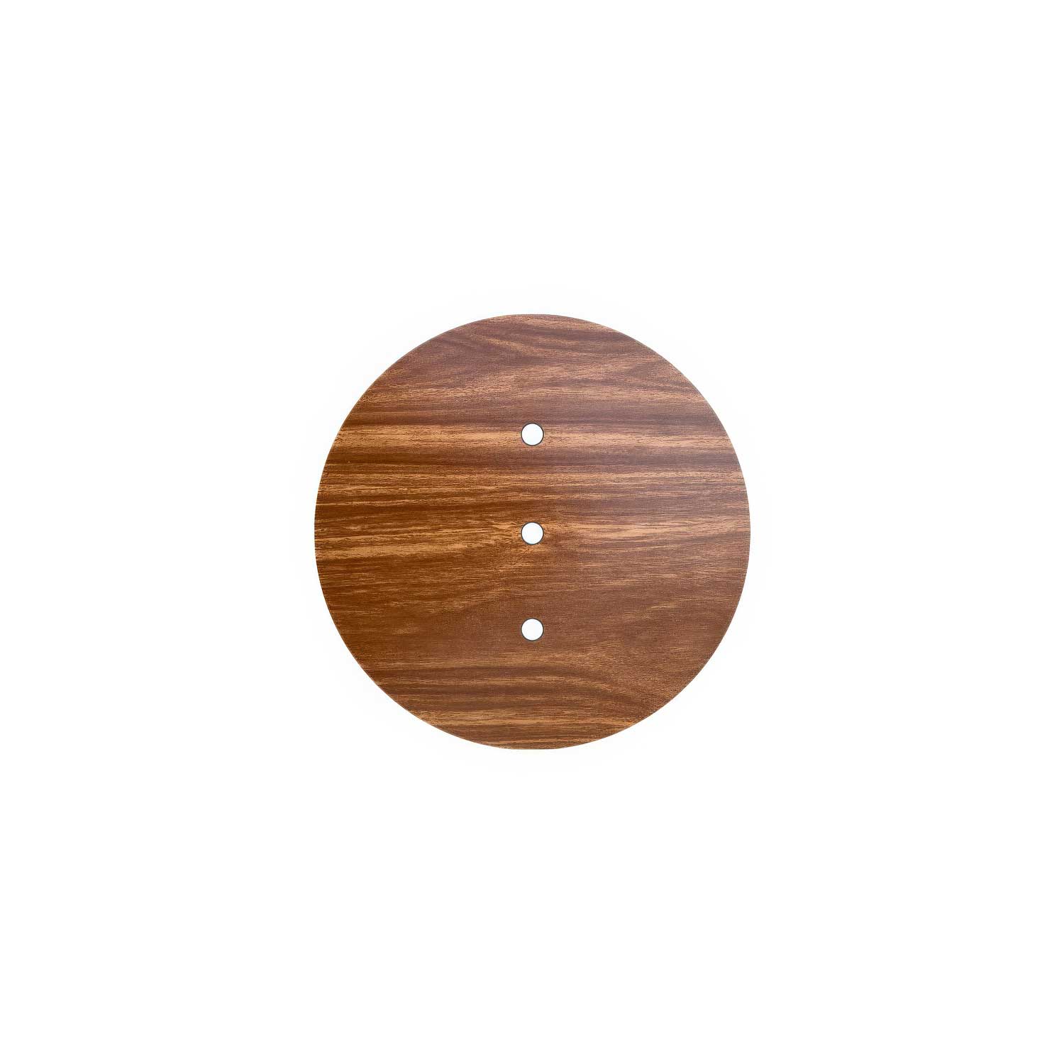 Pavillon Rose-One rond, diamètre 200 mm avec 3 trous alignés et 4 trous latéraux - Bois - Image 3