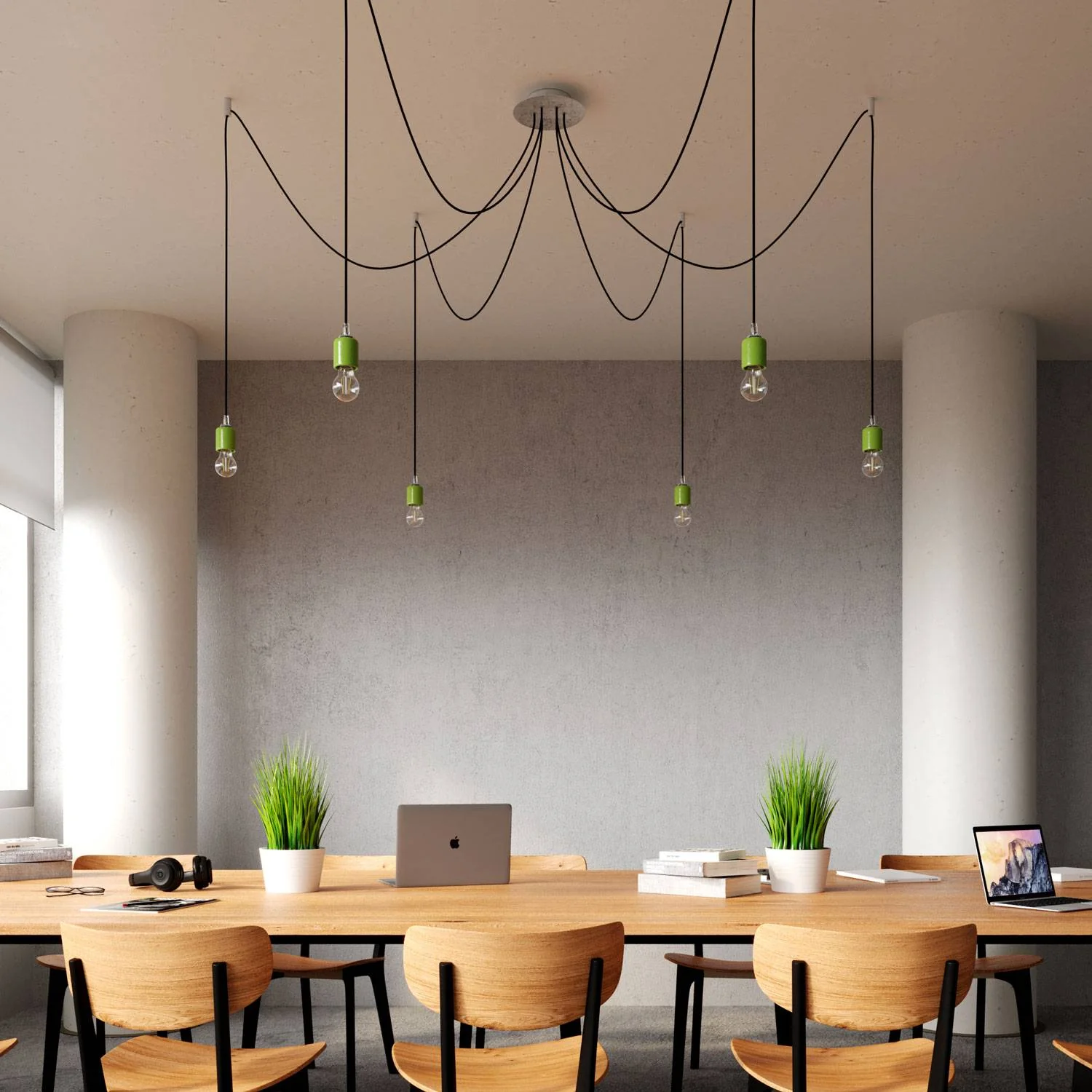 Pavillon Rose-One rond, diamètre 200 mm avec 6 trous et 4 trous latéraux - Blanc mat - Image 5