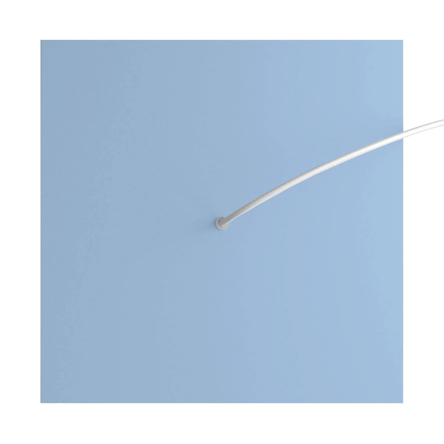 Pavillon XXL Rose-One carré, 400 mm avec 1 trou et 4 trous latéraux - Bleu bleu dragée - Image 2