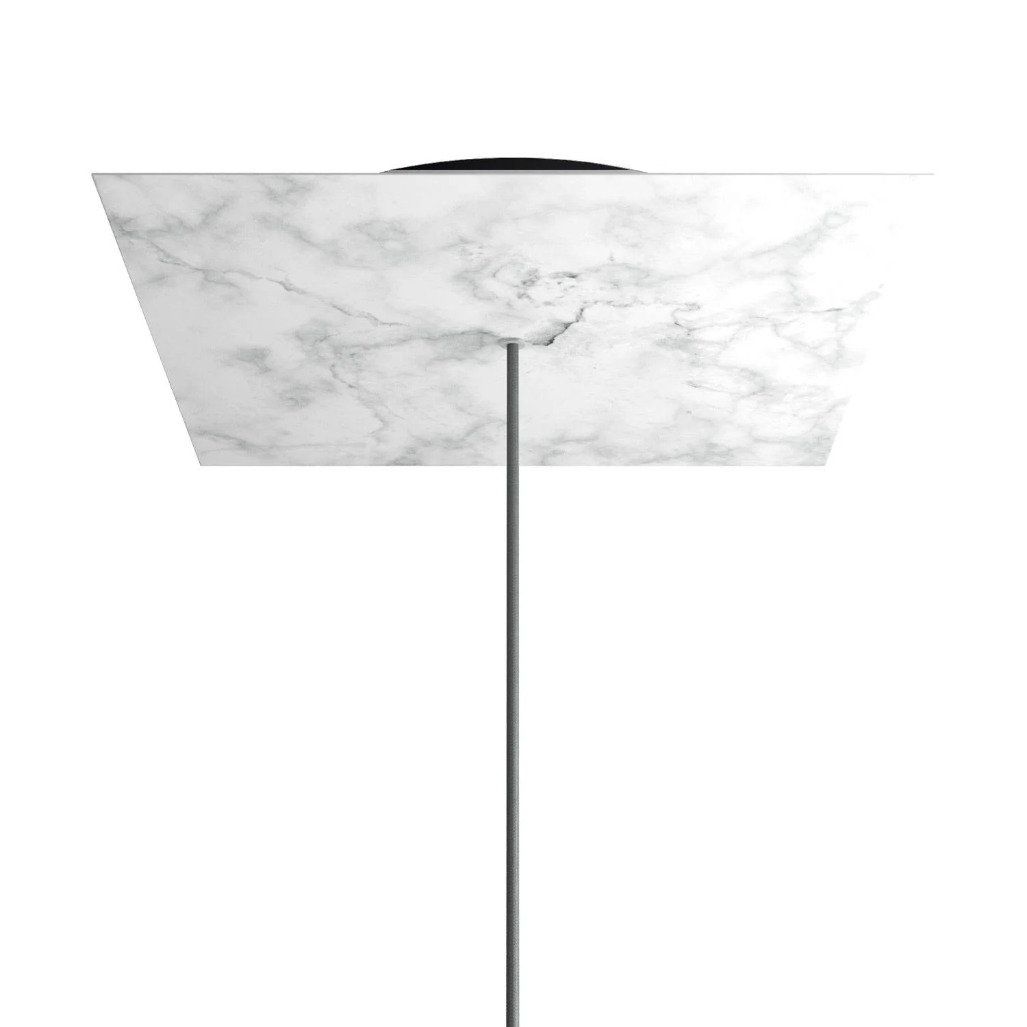 Pavillon XXL Rose-One carré, 400 mm avec 1 trou et 4 trous latéraux - Marbre de Carrare - Image 8