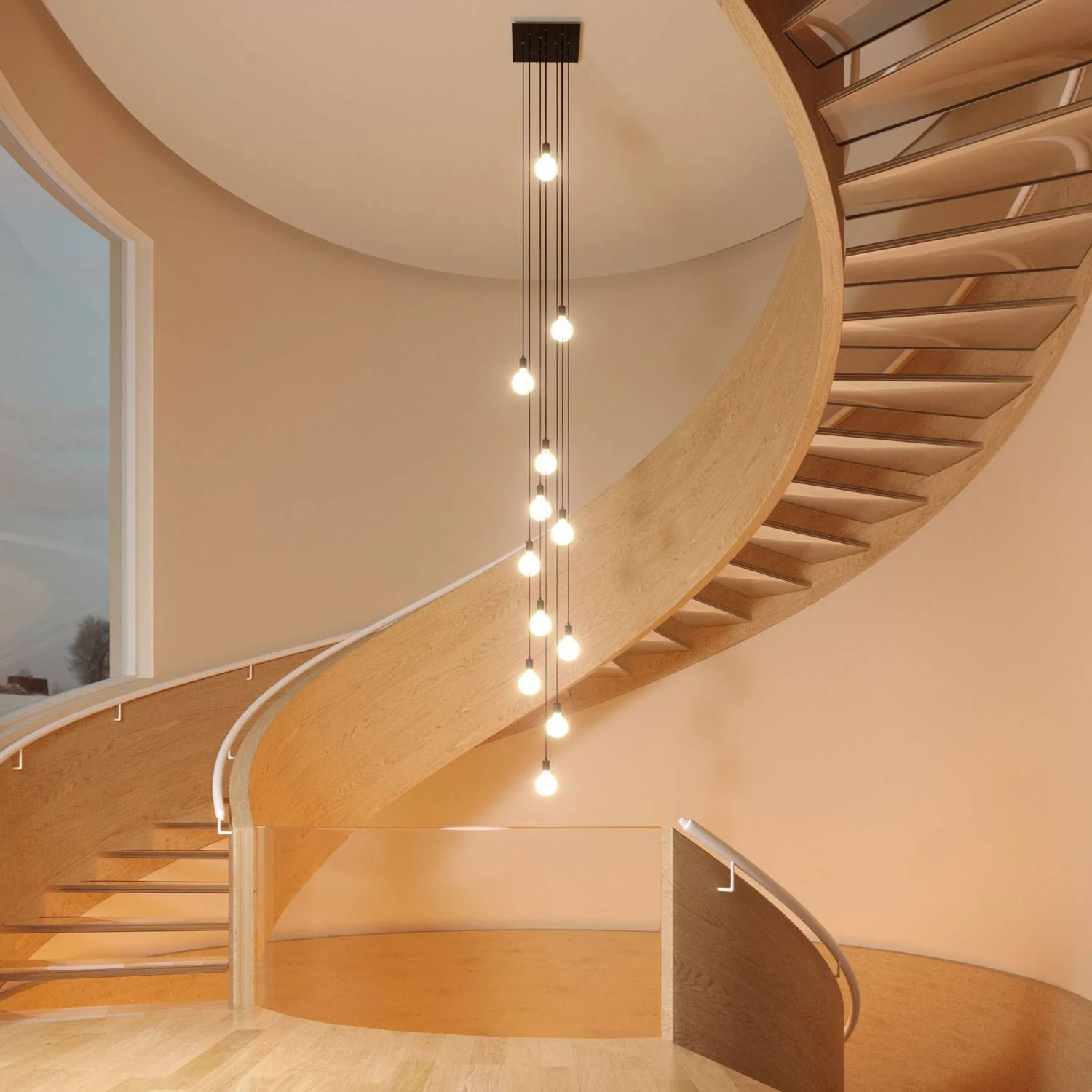 Pavillon XXL Rose-One carré, 400 mm avec 12 trous et 4 trous latéraux - Moutarde - Image 5