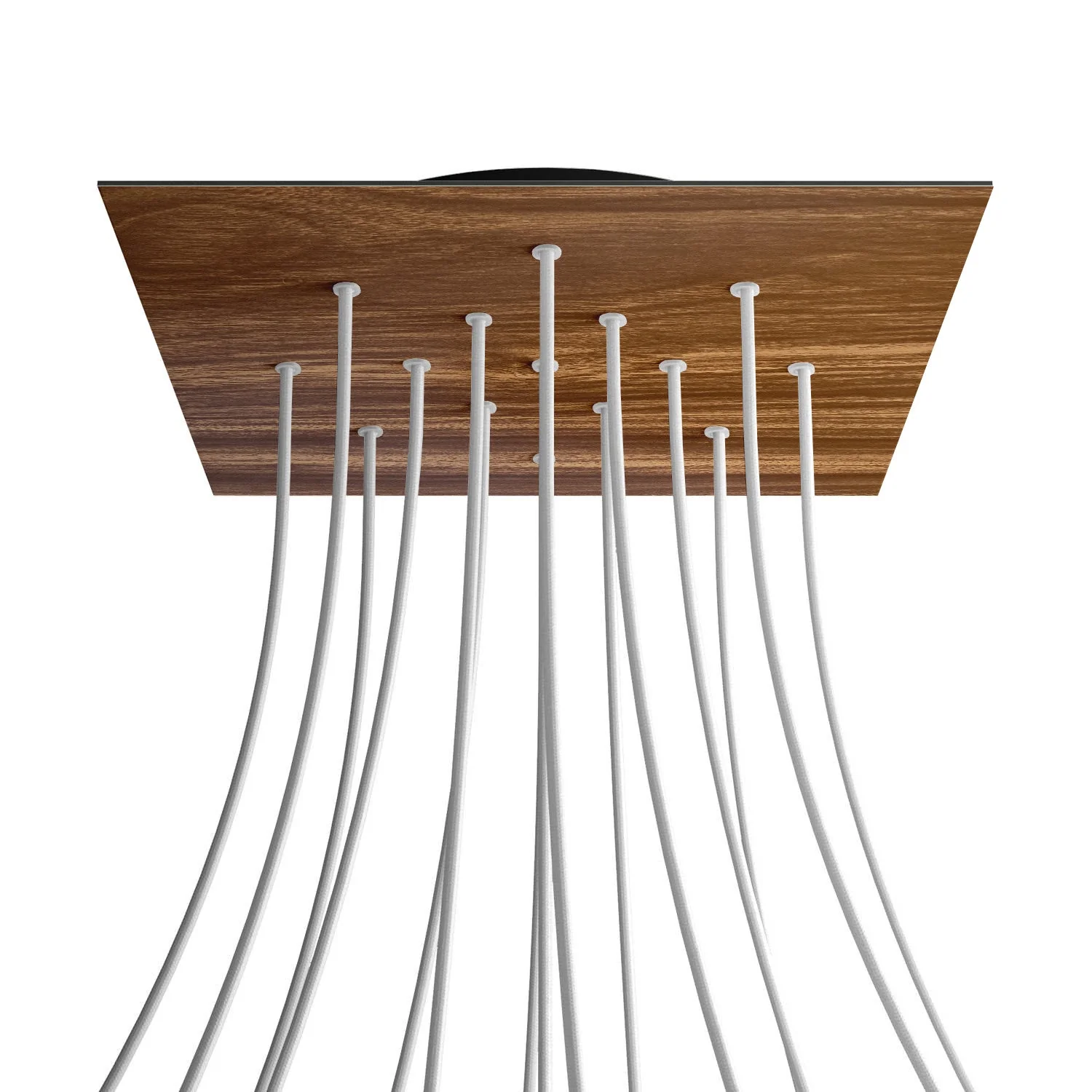 Pavillon XXL Rose-One carré, 400 mm avec 15 trous et 4 trous latéraux - Bois - Image 8