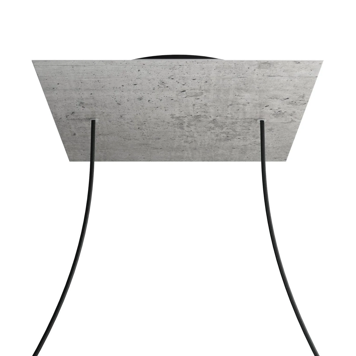 Pavillon XXL Rose-One carré, 400 mm avec 2 trous et 4 trous latéraux - Ciment - Image 8