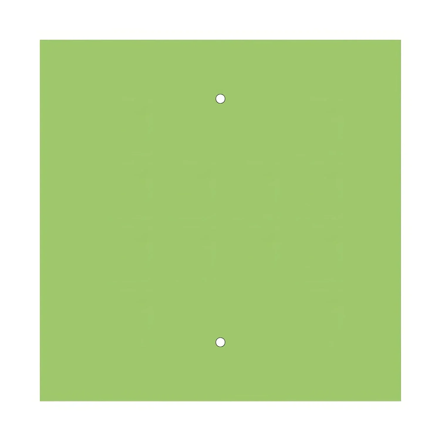 Pavillon XXL Rose-One carré, 400 mm avec 2 trous et 4 trous latéraux - Vert prairie - Image 3