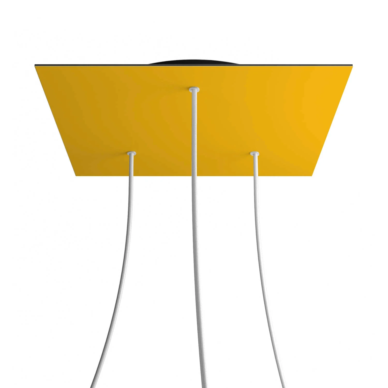 Pavillon XXL Rose-One carré, 400 mm avec 3 trous et 4 trous latéraux - Moutarde - Image 8