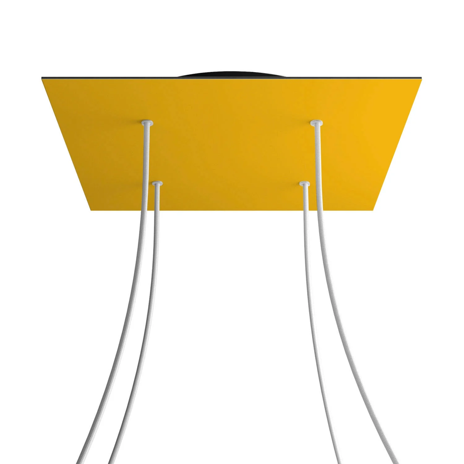 Pavillon XXL Rose-One carré, 400 mm avec 4 trous et 4 trous latéraux - Moutarde - Image 8