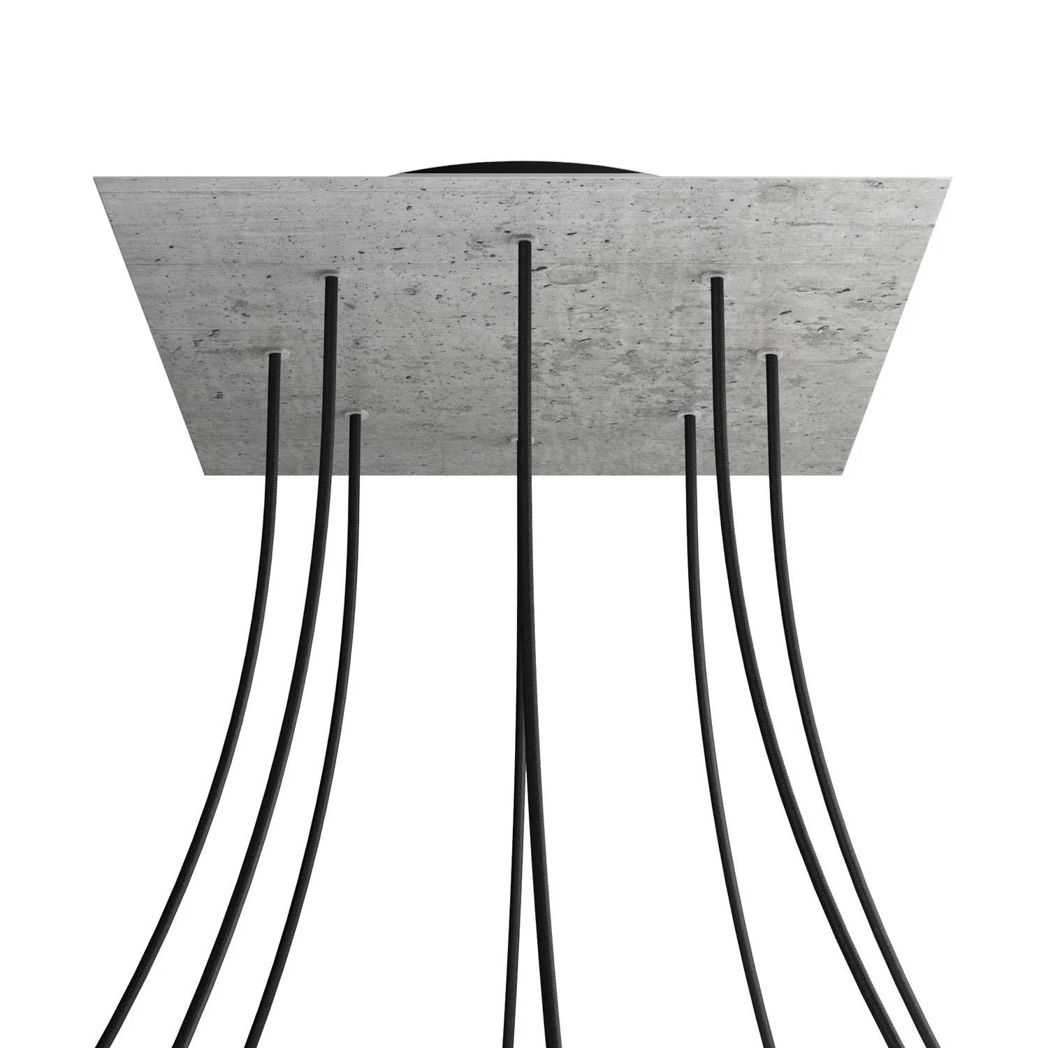 Pavillon XXL Rose-One carré, 400 mm avec 8 trous et 4 trous latéraux - Ciment - Image 8