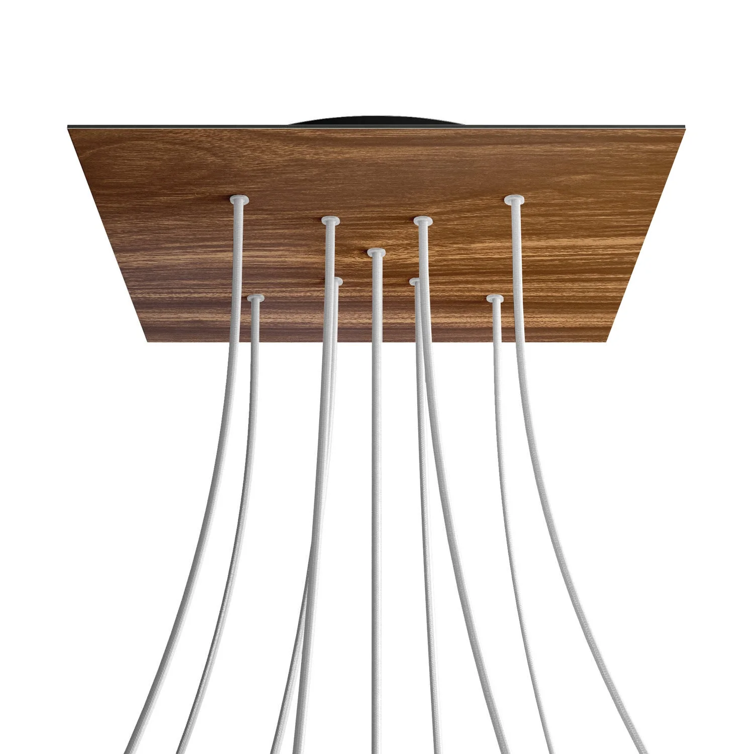 Pavillon XXL Rose-One carré, 400 mm avec 9 trous en X et 4 trous latéraux - Bois - Image 8