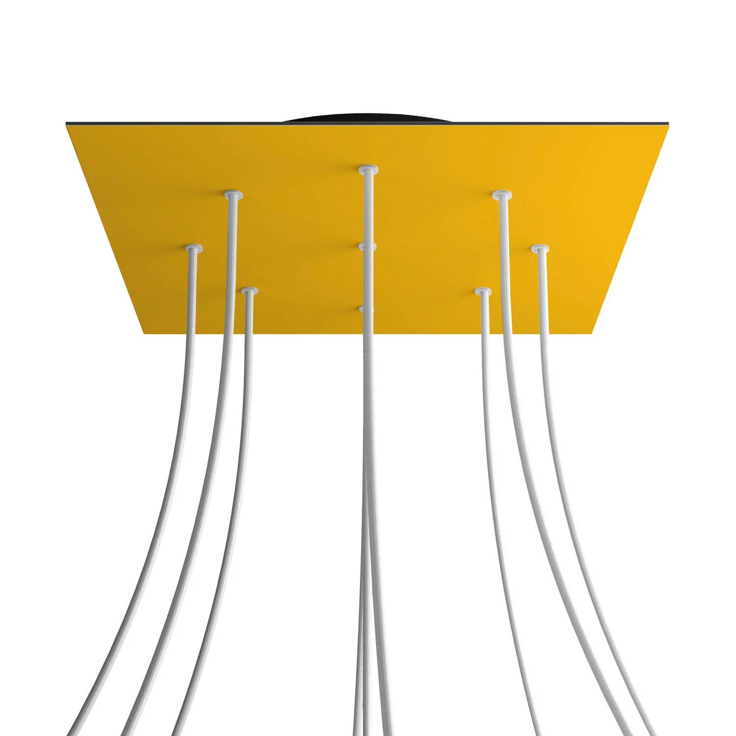 Pavillon XXL Rose-One carré, 400 mm avec 9 trous et 4 trous latéraux – Moutarde - Image 8