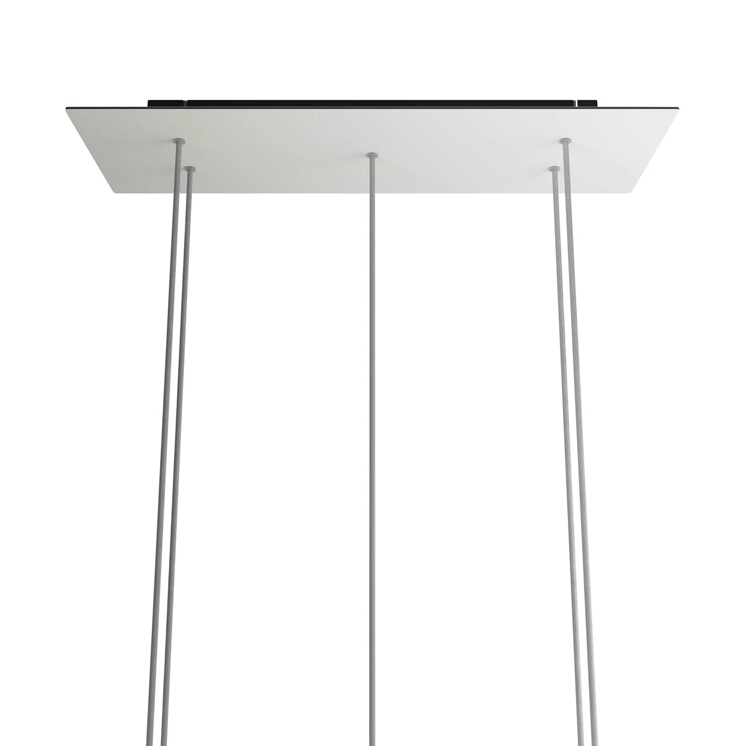 Pavillon XXL Rose-One rectangulaire à 5 trous et 6 trous latéraux, dimensions 675 x 225 mm - Dibond blanc mat - Image 7