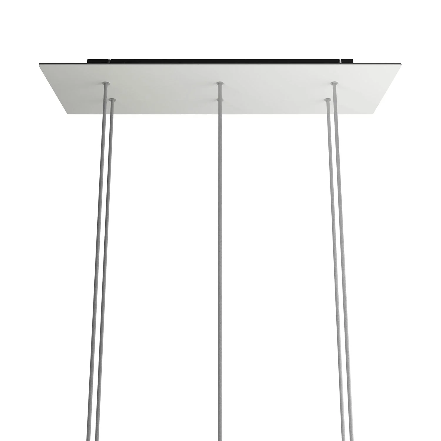 Pavillon XXL Rose-One rectangulaire à 6 trous et 6 trous latéraux, dimensions 675 x 225 mm – Dibond blanc mat - Image 7