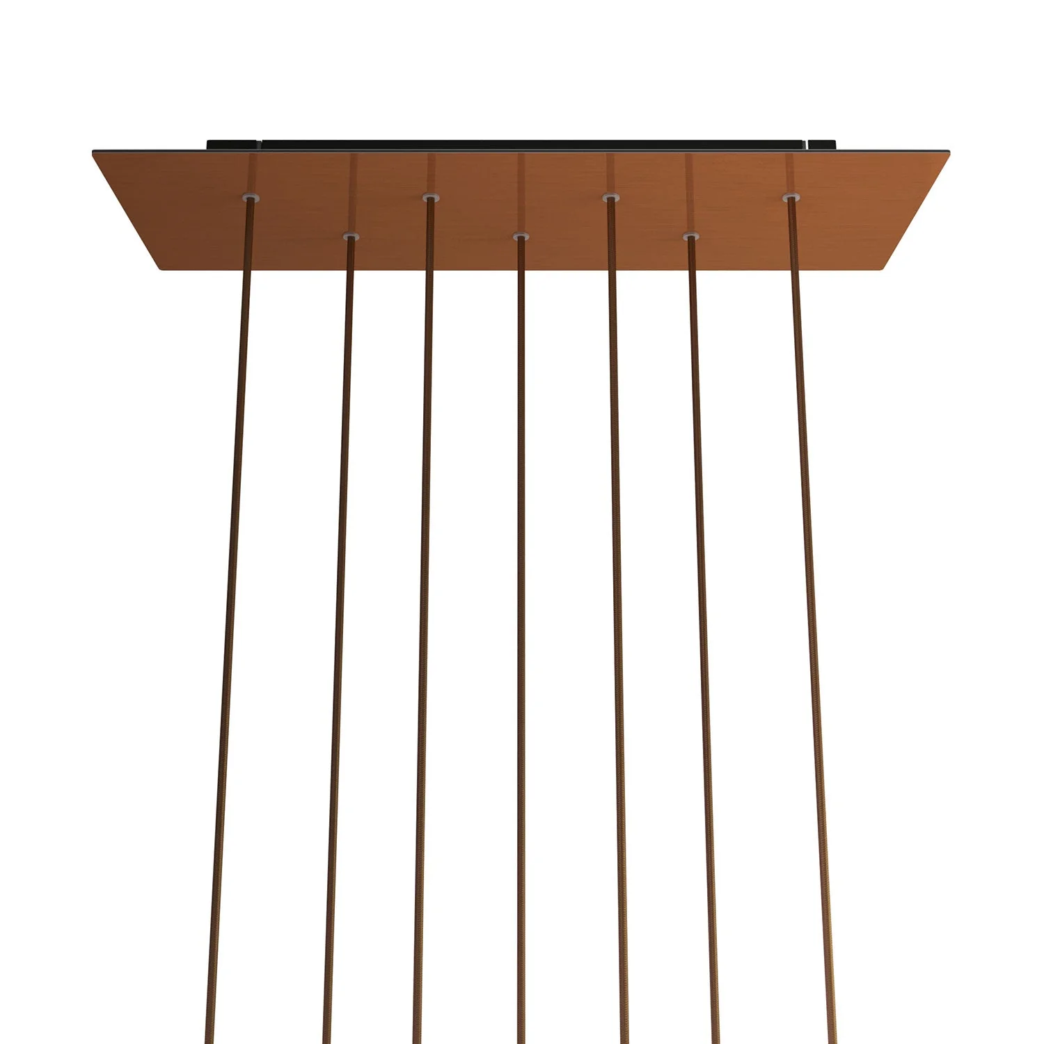Pavillon XXL Rose-One rectangulaire à 7 trous et 6 trous latéraux, dimensions 675 x 225 mm - Dibond cuivre satiné - Image 7