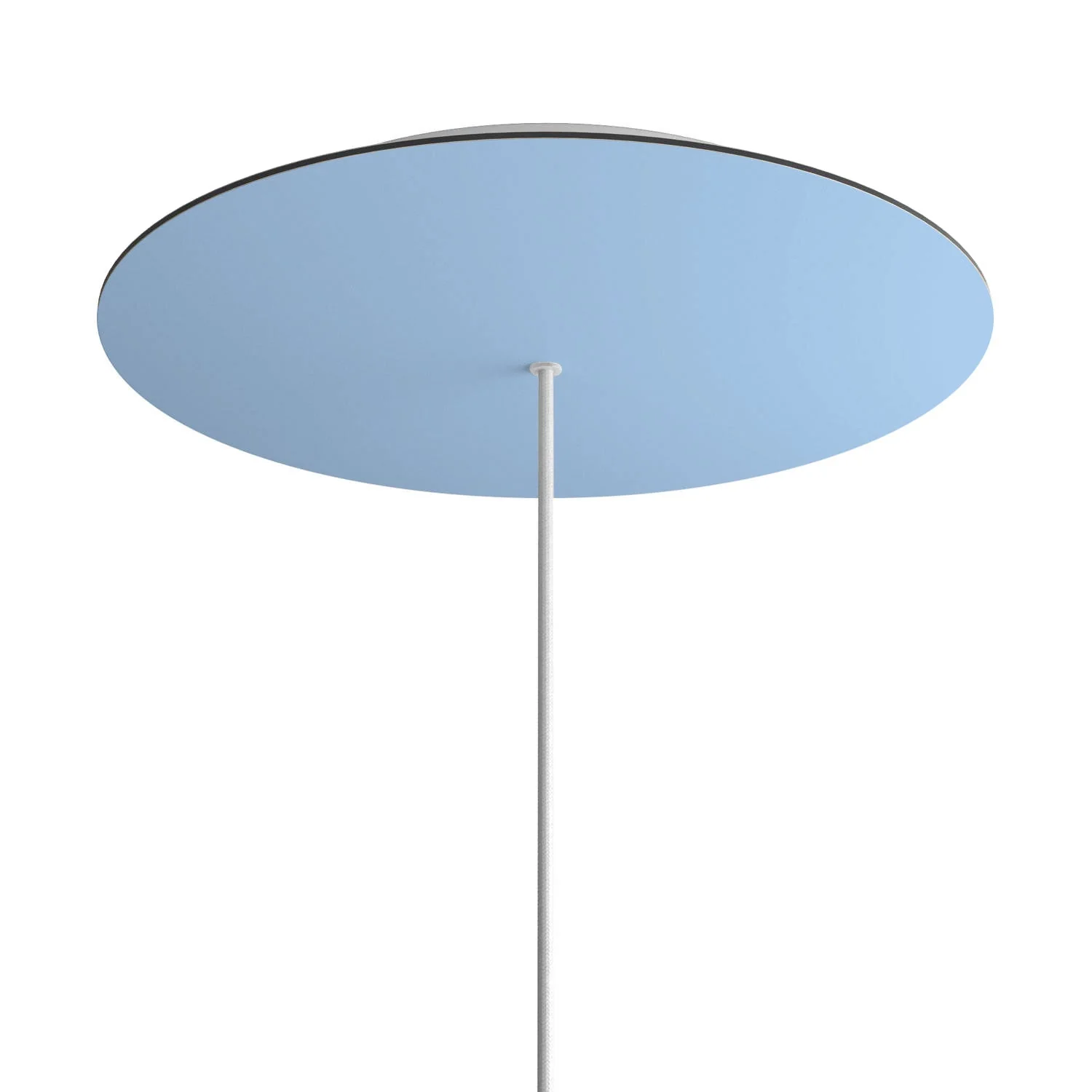 Pavillon XXL Rose-One rond, diamètre 400 mm avec 1 trou et 4 trous latéraux - Bleu papier de sucre
