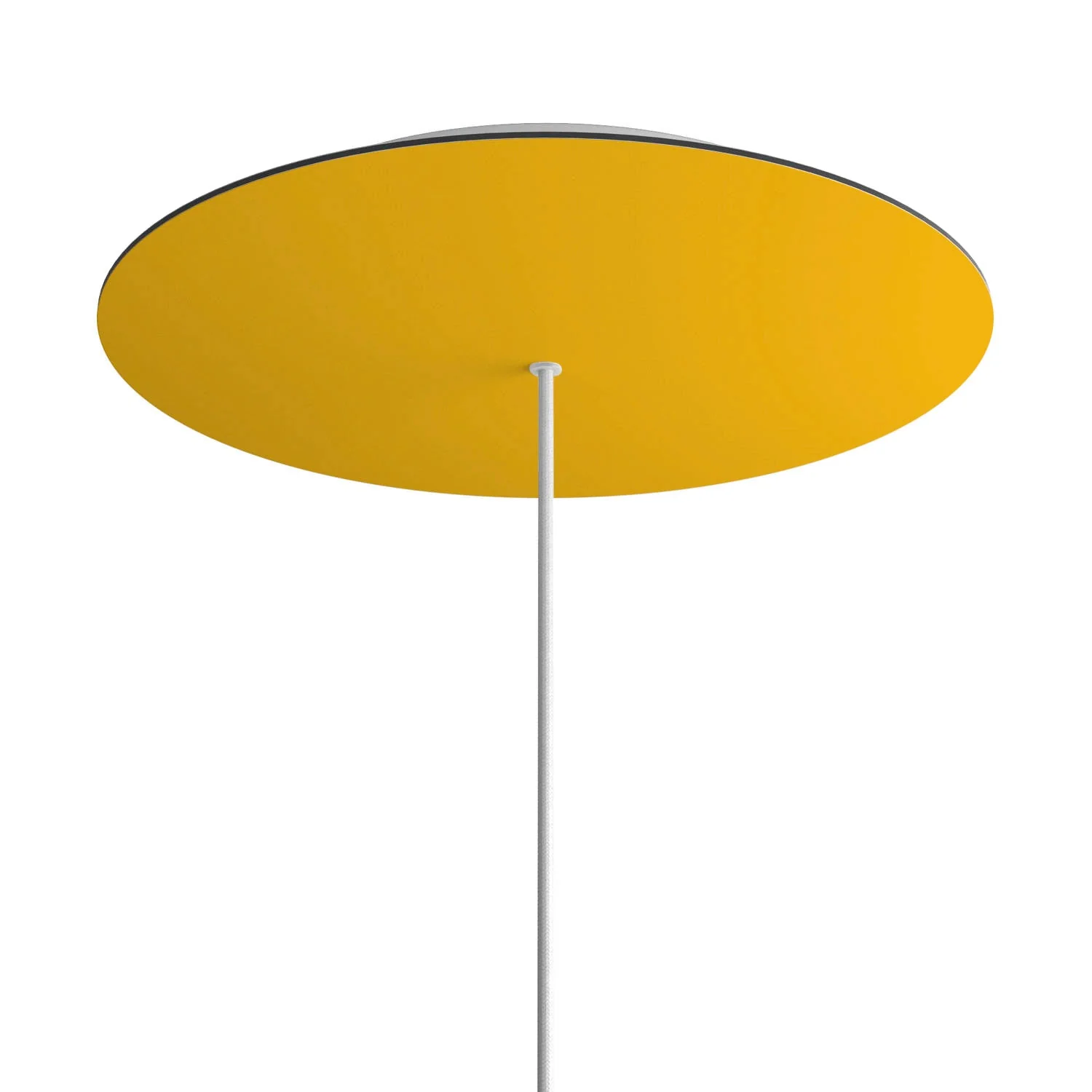 Pavillon XXL Rose-One rond, diamètre 400 mm avec 1 trou central et 4 trous latéraux - Moutarde