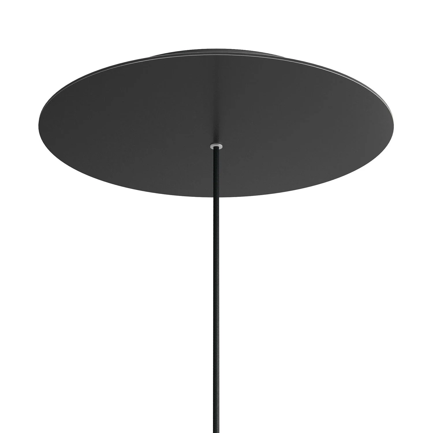 Pavillon XXL Rose-One rond, diamètre 400 mm avec 1 trou et 4 trous latéraux - Noir mat - Image 8