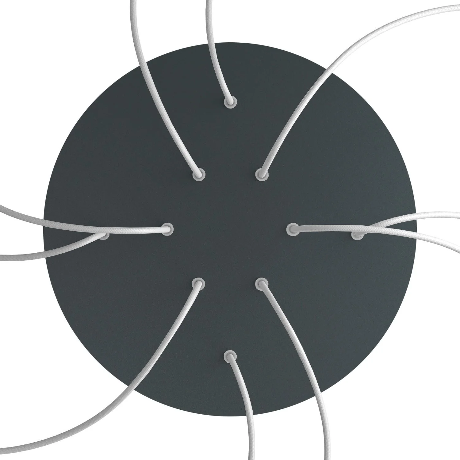 Pavillon XXL Rose-One rond, diamètre 400 mm avec 10 trous et 4 trous latéraux - Anthracite - Image 2